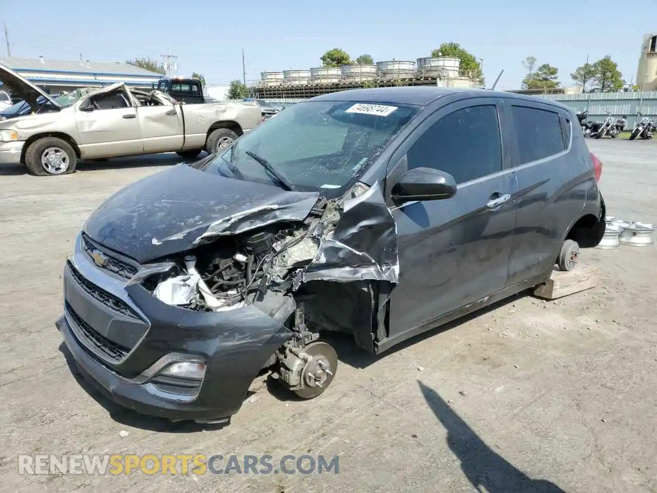 1 Photograph of a damaged car KL8CF6SA6KC744426 CHEVROLET SPARK 2019