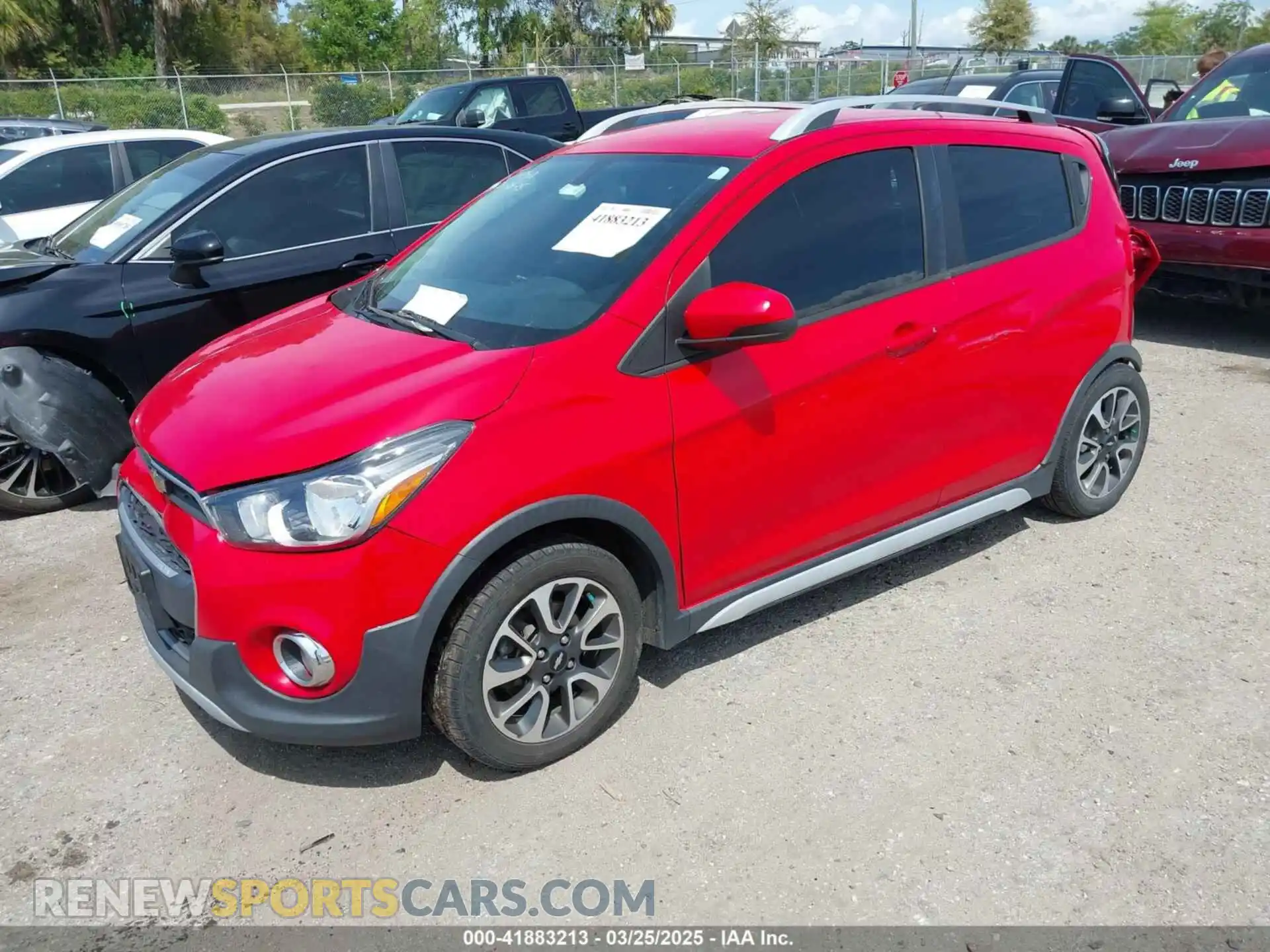 2 fotografías del automóvil dañado KL8CH6SA0KC766626 CHEVROLET SPARK 2019