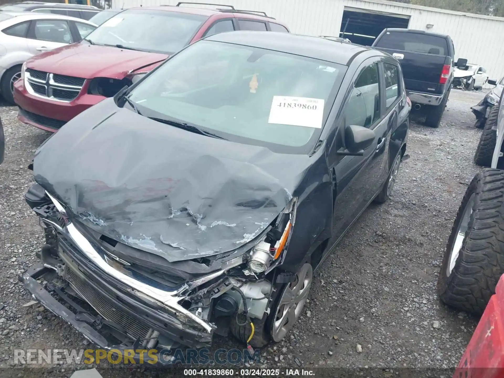 2 Photograph of a damaged car KL8CB6SA0LC429358 CHEVROLET SPARK 2020