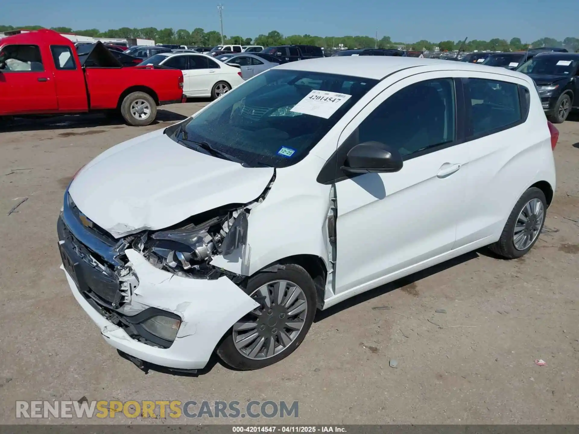 2 Photograph of a damaged car KL8CB6SA1LC406090 CHEVROLET SPARK 2020