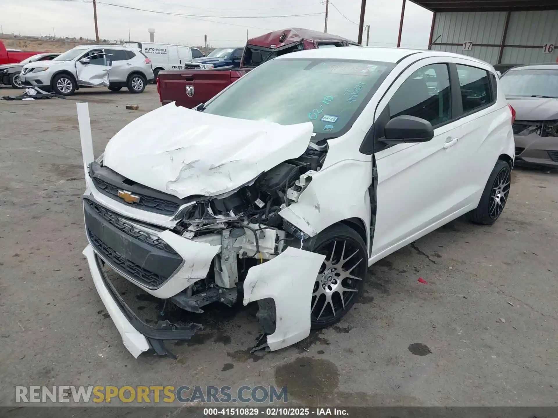 2 Photograph of a damaged car KL8CB6SA1LC410138 CHEVROLET SPARK 2020
