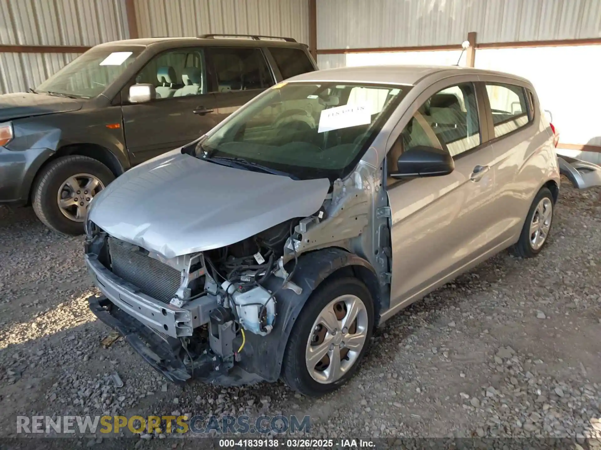 2 Photograph of a damaged car KL8CB6SA1LC411547 CHEVROLET SPARK 2020