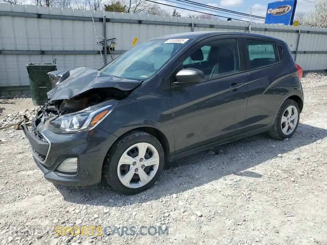 1 Photograph of a damaged car KL8CB6SA1LC423844 CHEVROLET SPARK 2020