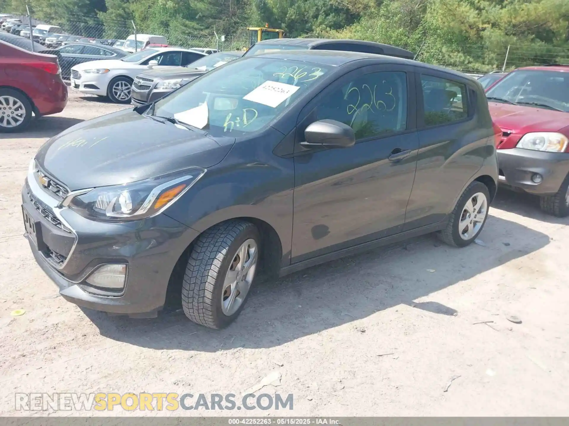 2 fotografías del automóvil dañado KL8CB6SA1LC479136 CHEVROLET SPARK 2020
