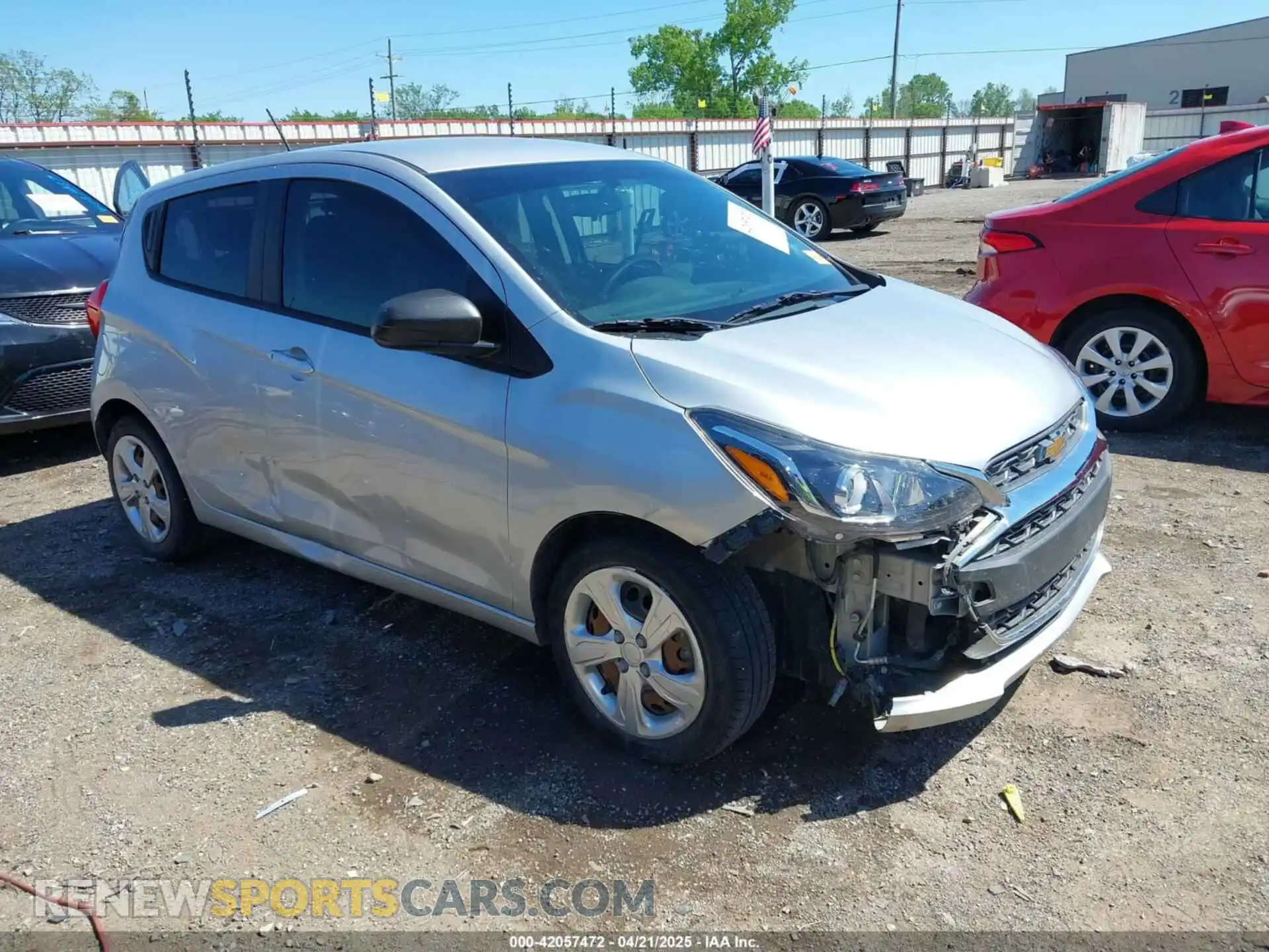 1 Photograph of a damaged car KL8CB6SA2LC410102 CHEVROLET SPARK 2020