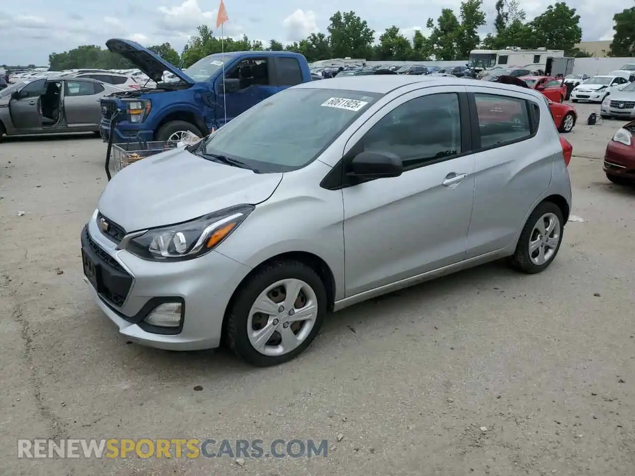 1 Photograph of a damaged car KL8CB6SA2LC411024 CHEVROLET SPARK 2020