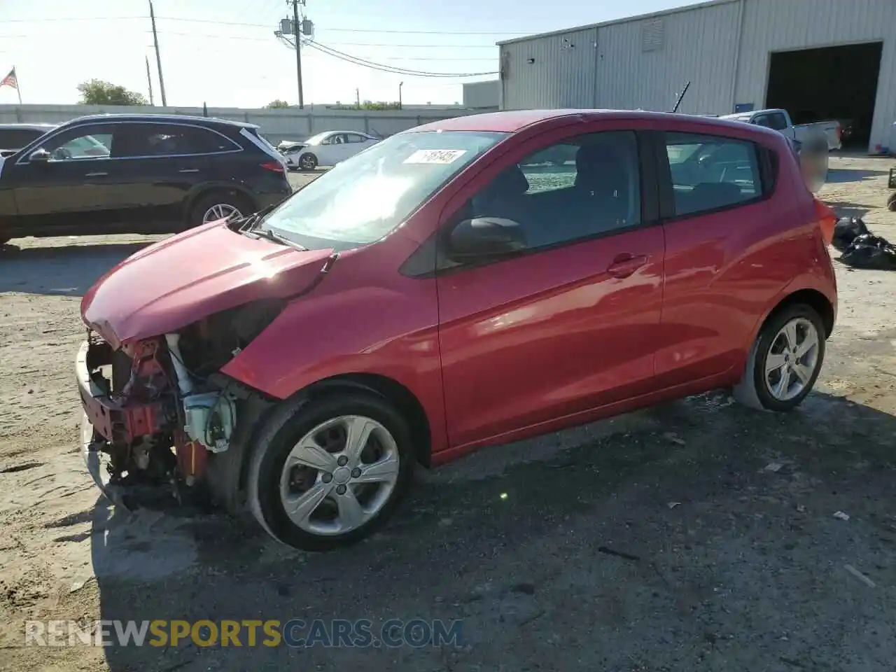 1 Photograph of a damaged car KL8CB6SA2LC444380 CHEVROLET SPARK 2020