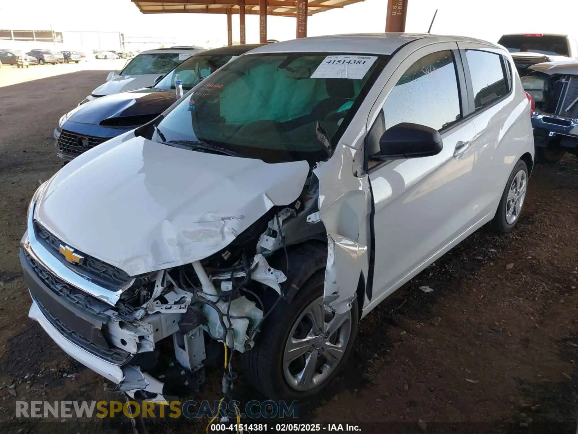 2 Photograph of a damaged car KL8CB6SA3LC446106 CHEVROLET SPARK 2020