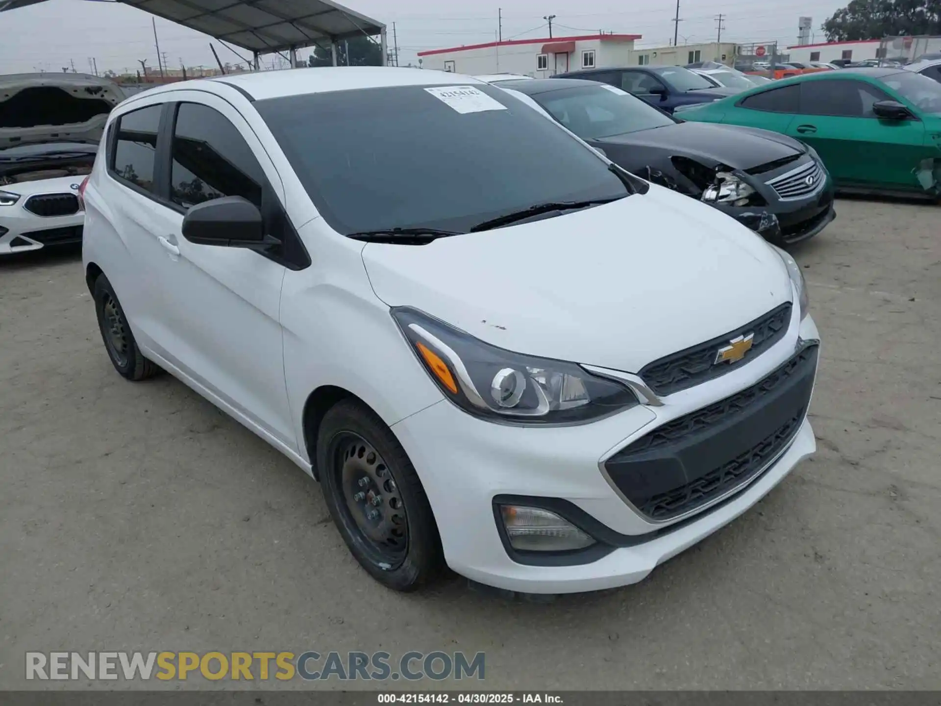 1 Photograph of a damaged car KL8CB6SA4LC403264 CHEVROLET SPARK 2020