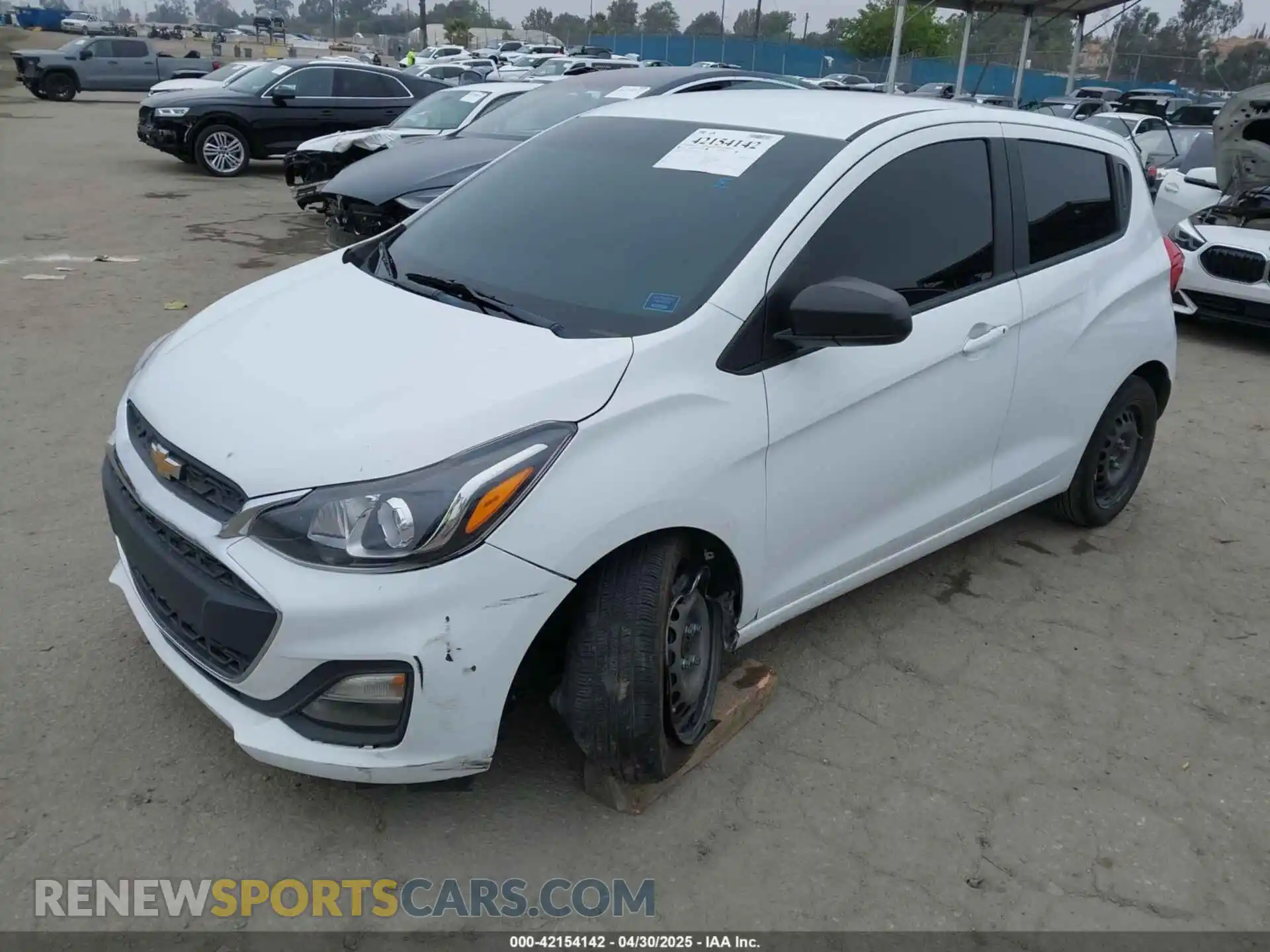 2 Photograph of a damaged car KL8CB6SA4LC403264 CHEVROLET SPARK 2020