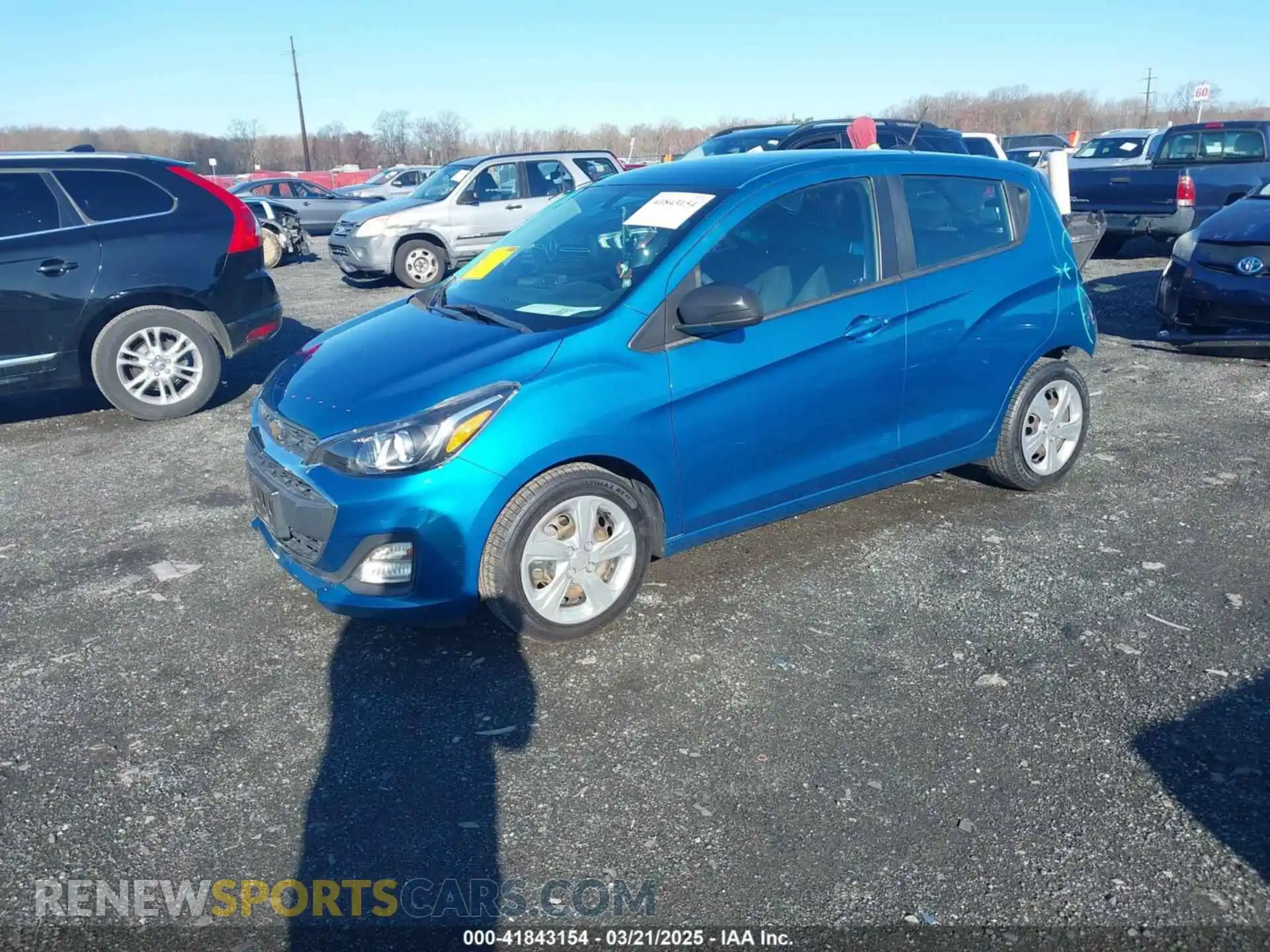 2 Photograph of a damaged car KL8CB6SA4LC421392 CHEVROLET SPARK 2020