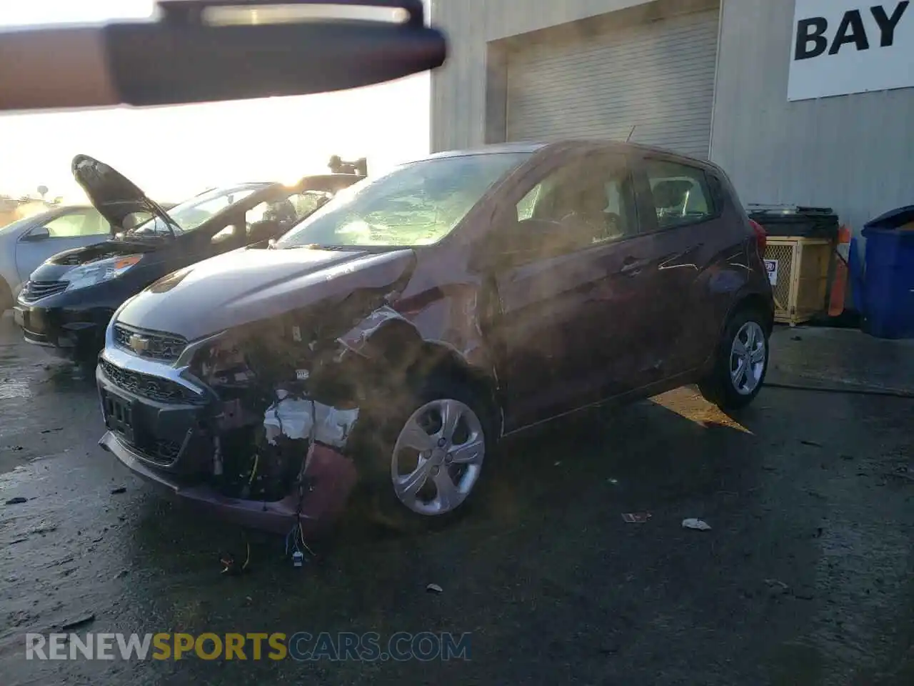 1 Photograph of a damaged car KL8CB6SA4LC474559 CHEVROLET SPARK 2020