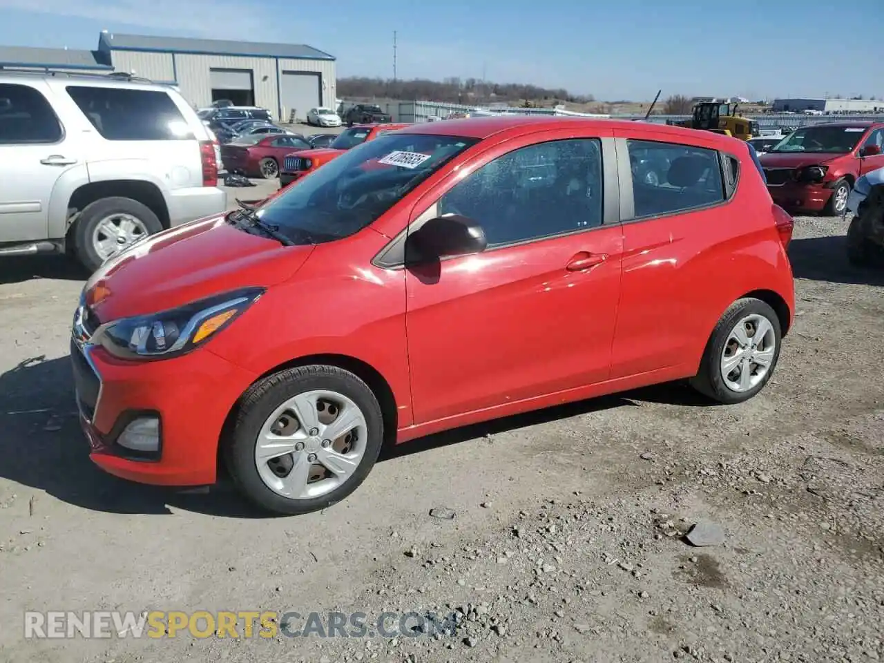 1 Photograph of a damaged car KL8CB6SA5LC400342 CHEVROLET SPARK 2020