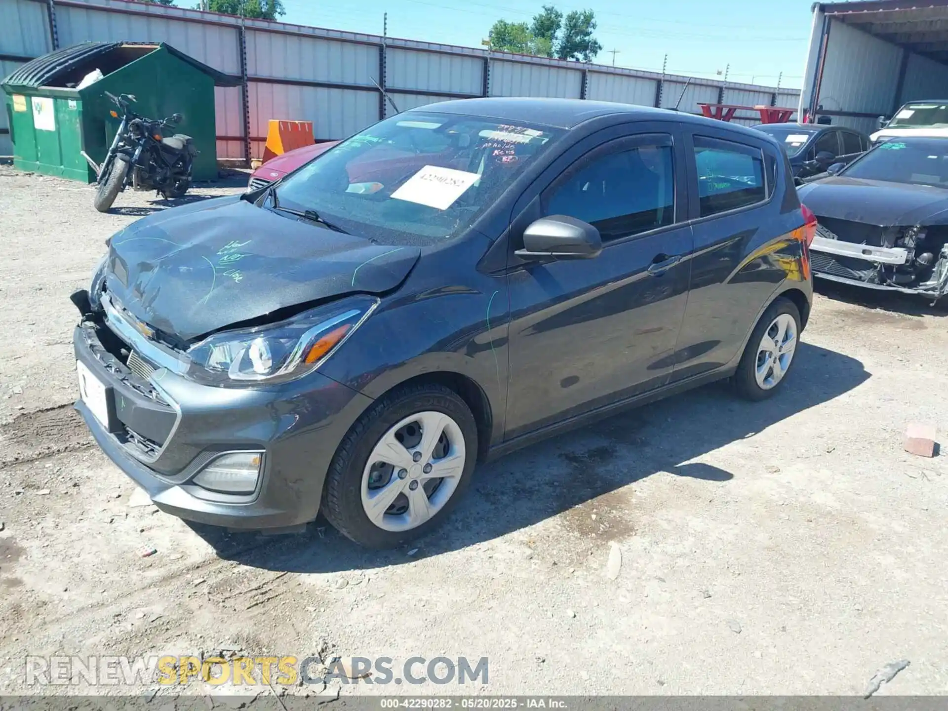 2 Photograph of a damaged car KL8CB6SA5LC403791 CHEVROLET SPARK 2020