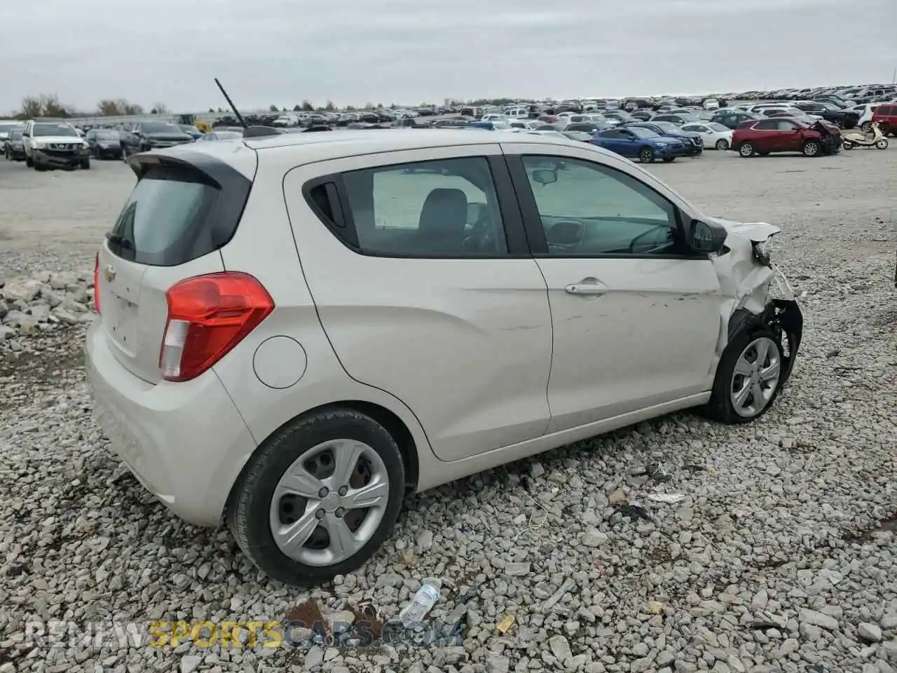 3 Photograph of a damaged car KL8CB6SA6LC405078 CHEVROLET SPARK 2020
