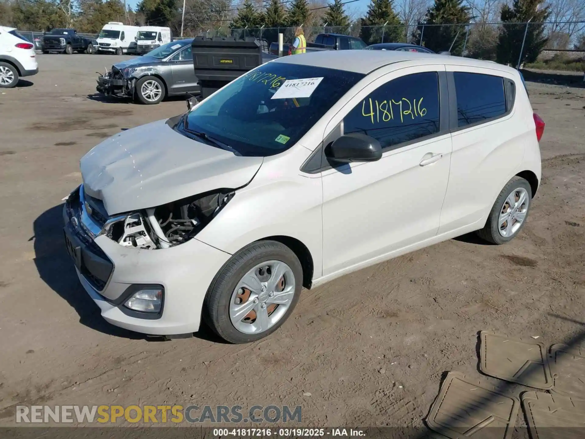 2 Photograph of a damaged car KL8CB6SA6LC452918 CHEVROLET SPARK 2020