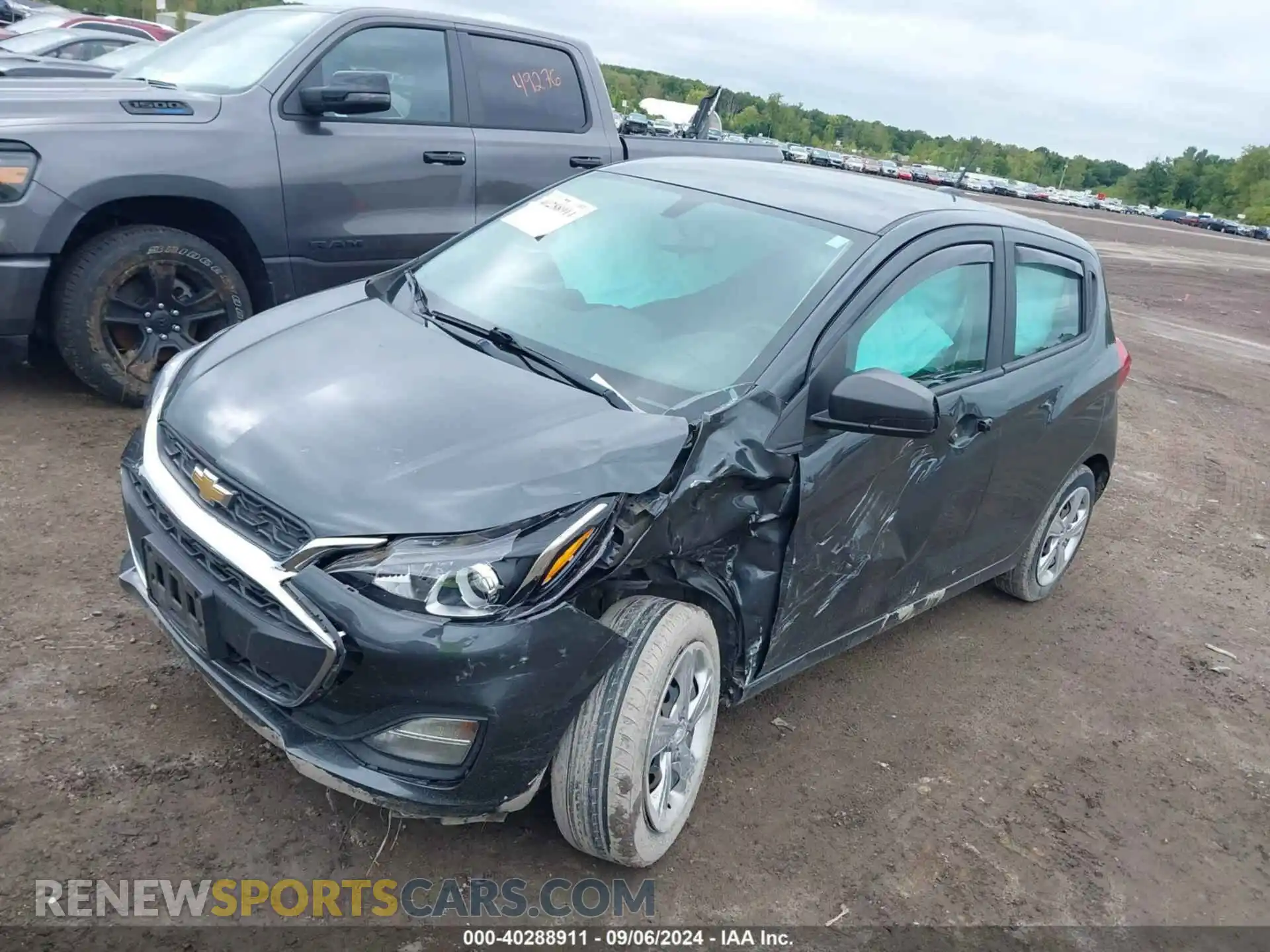 2 Photograph of a damaged car KL8CB6SA8LC414512 CHEVROLET SPARK 2020