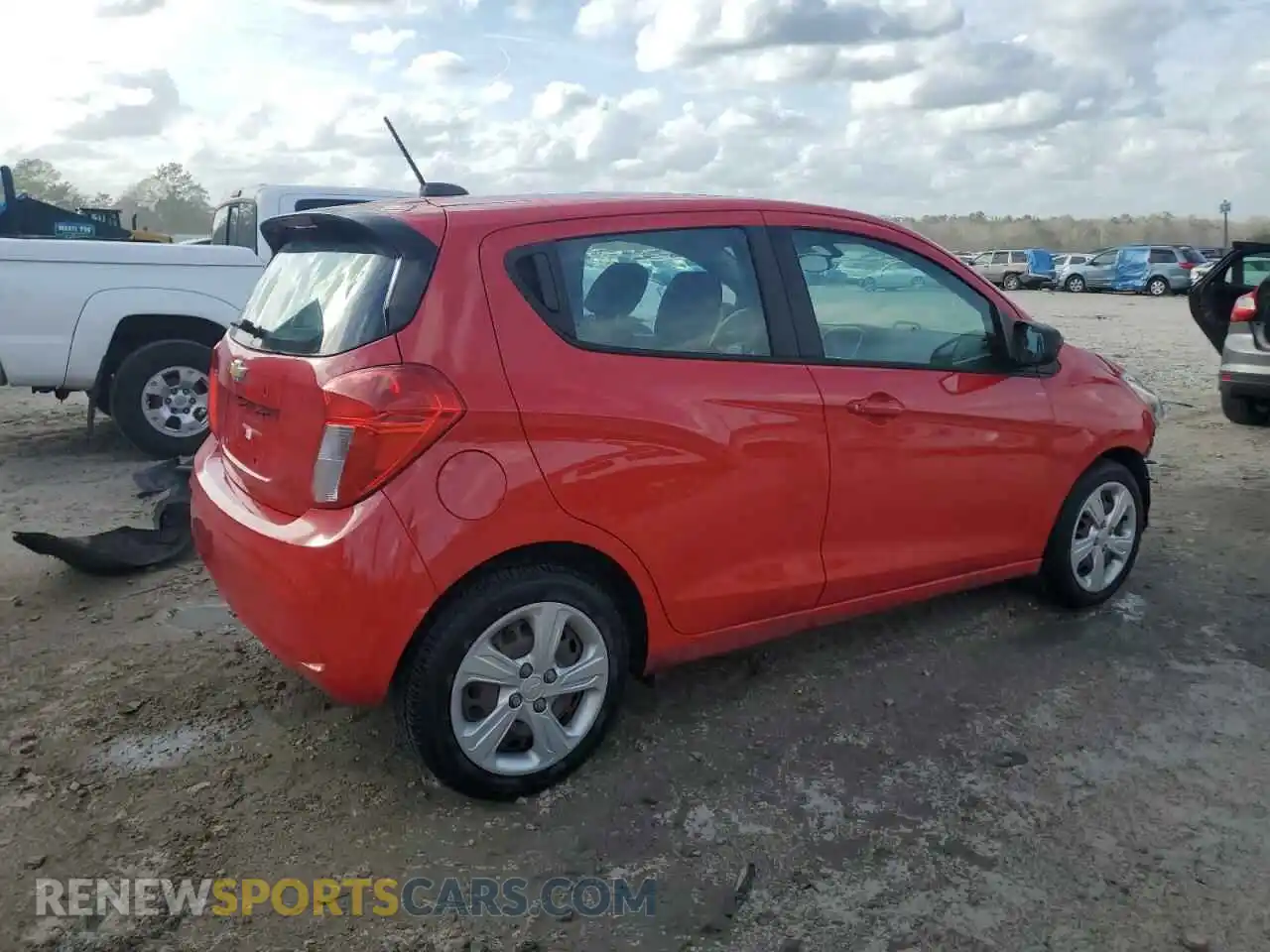 3 Photograph of a damaged car KL8CB6SA8LC421752 CHEVROLET SPARK 2020