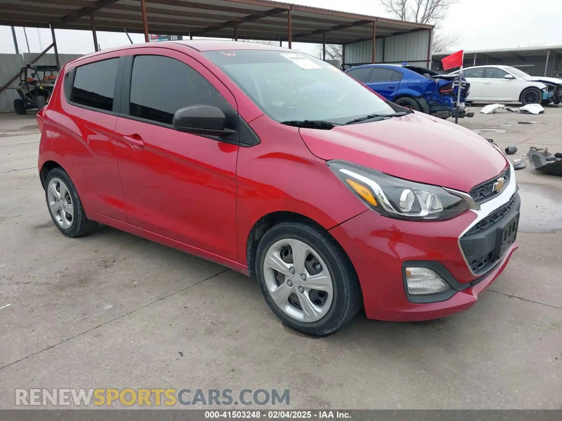 1 fotografías del automóvil dañado KL8CB6SA9LC414437 CHEVROLET SPARK 2020