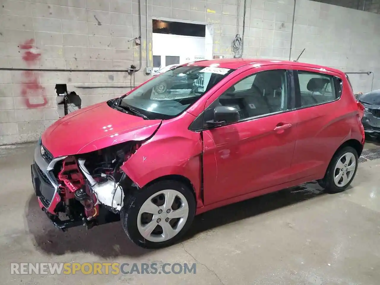 1 Photograph of a damaged car KL8CB6SA9LC446692 CHEVROLET SPARK 2020