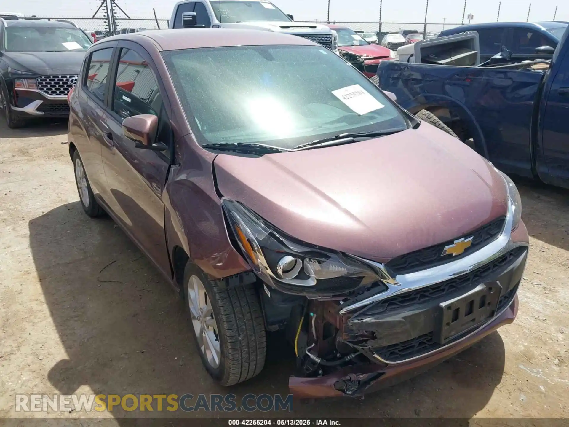 1 Photograph of a damaged car KL8CD6SA0LC415163 CHEVROLET SPARK 2020