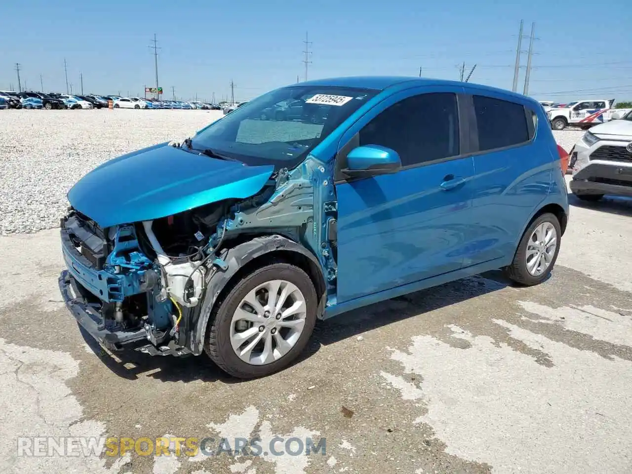 1 Photograph of a damaged car KL8CD6SA0LC461527 CHEVROLET SPARK 2020