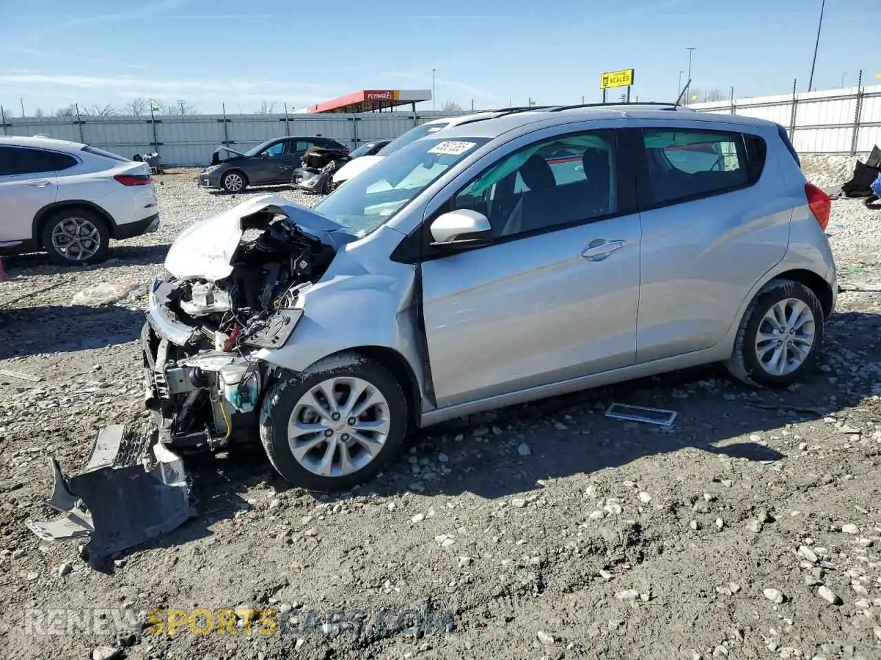 1 Photograph of a damaged car KL8CD6SA2LC422339 CHEVROLET SPARK 2020