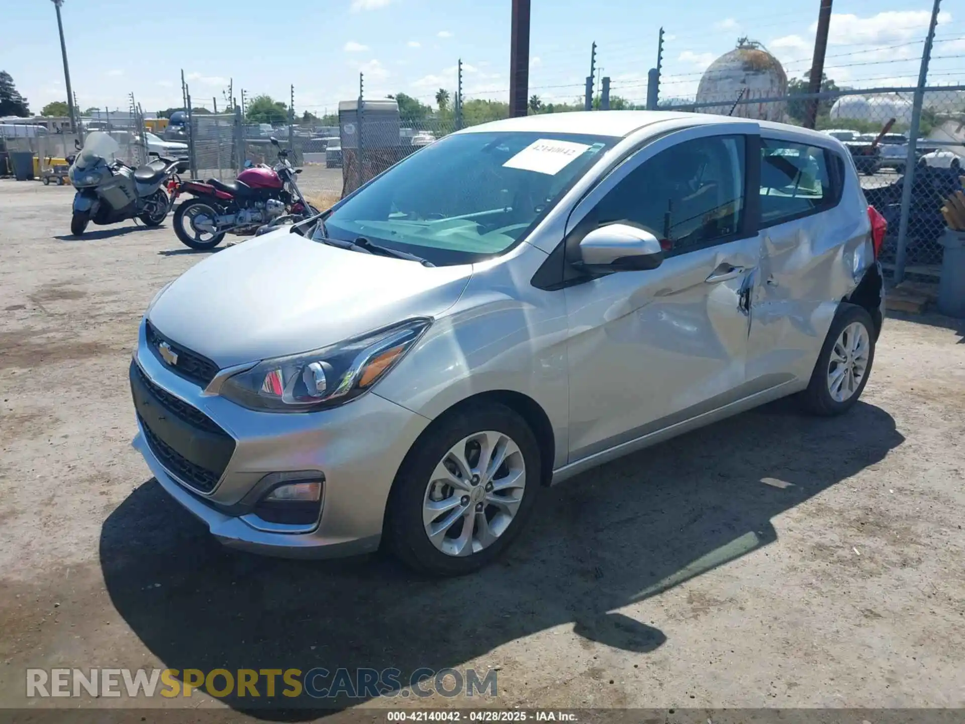 2 Photograph of a damaged car KL8CD6SA2LC432031 CHEVROLET SPARK 2020