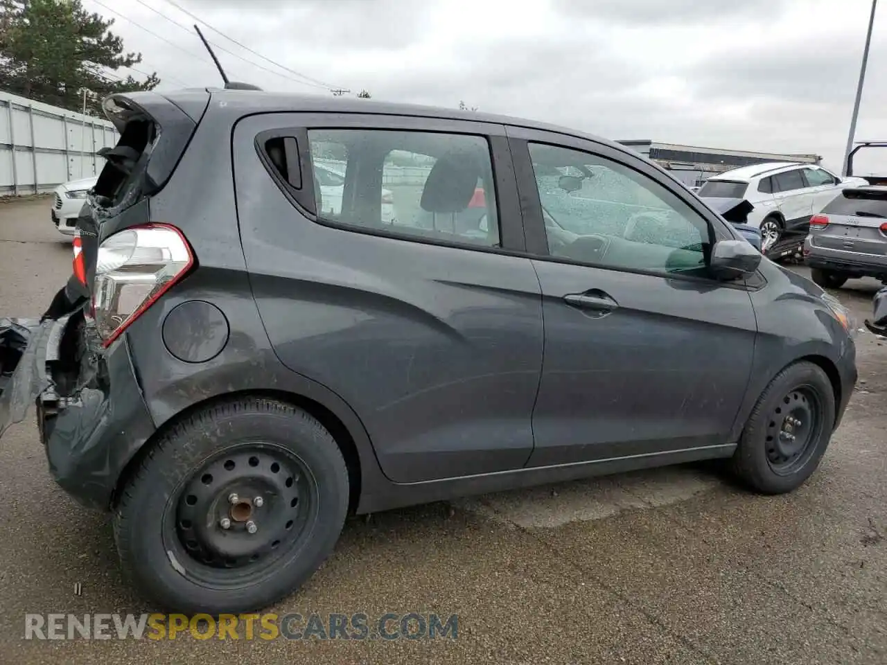 3 Photograph of a damaged car KL8CD6SA3LC412922 CHEVROLET SPARK 2020