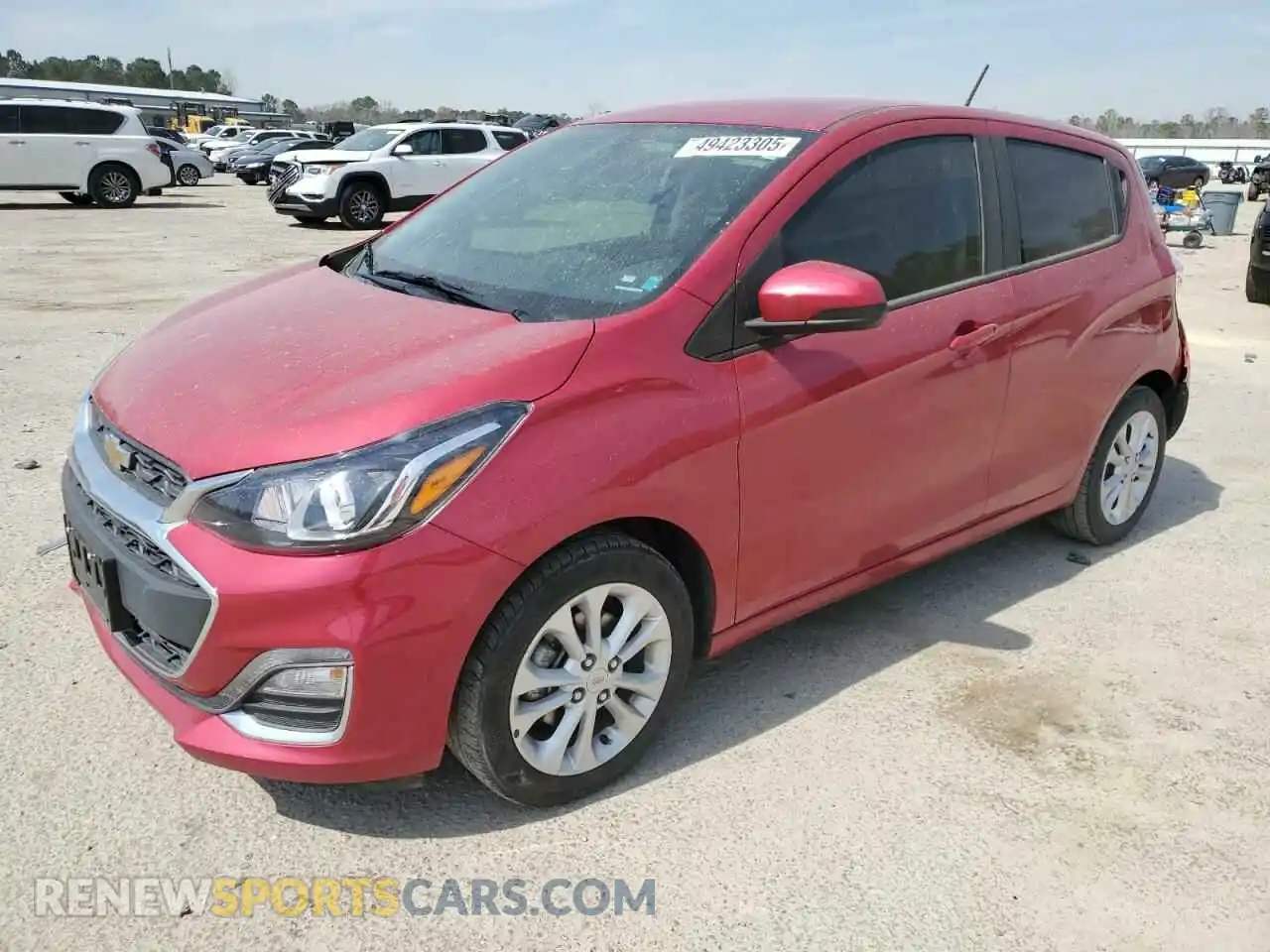 1 Photograph of a damaged car KL8CD6SA3LC443250 CHEVROLET SPARK 2020