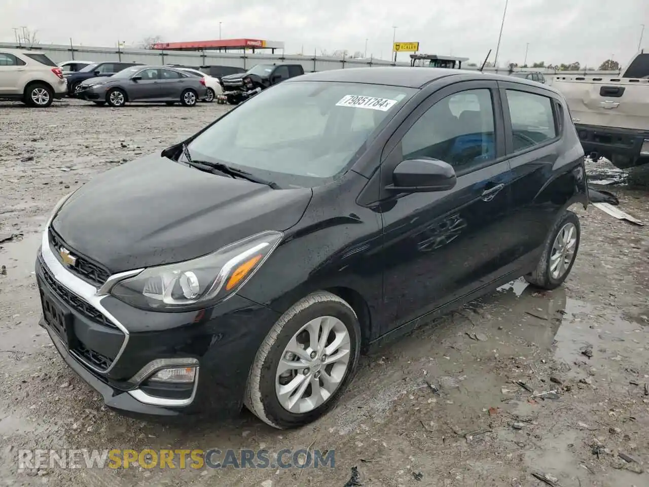 1 Photograph of a damaged car KL8CD6SA4LC443855 CHEVROLET SPARK 2020