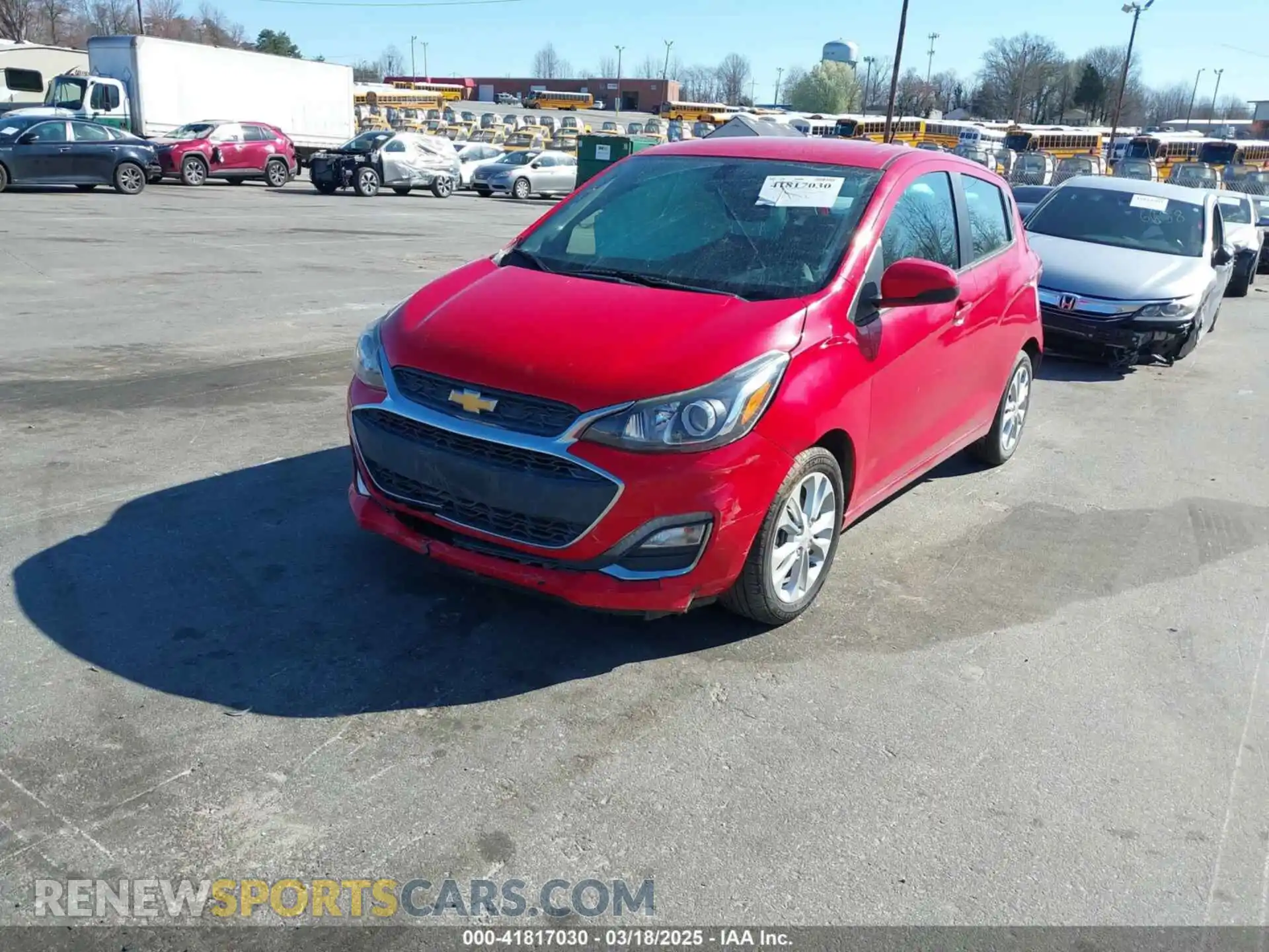 2 Photograph of a damaged car KL8CD6SA6LC441279 CHEVROLET SPARK 2020