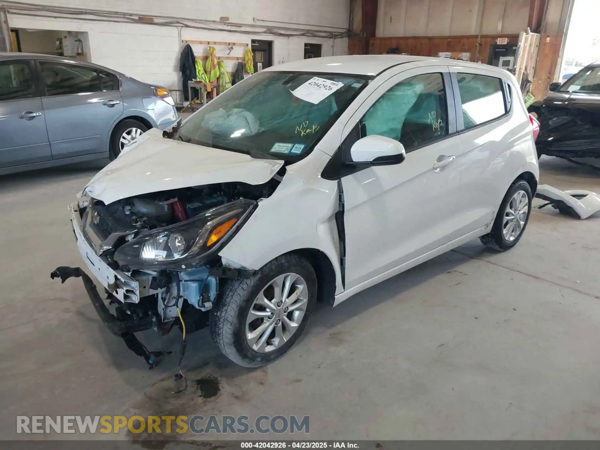 2 Photograph of a damaged car KL8CD6SA8LC442255 CHEVROLET SPARK 2020