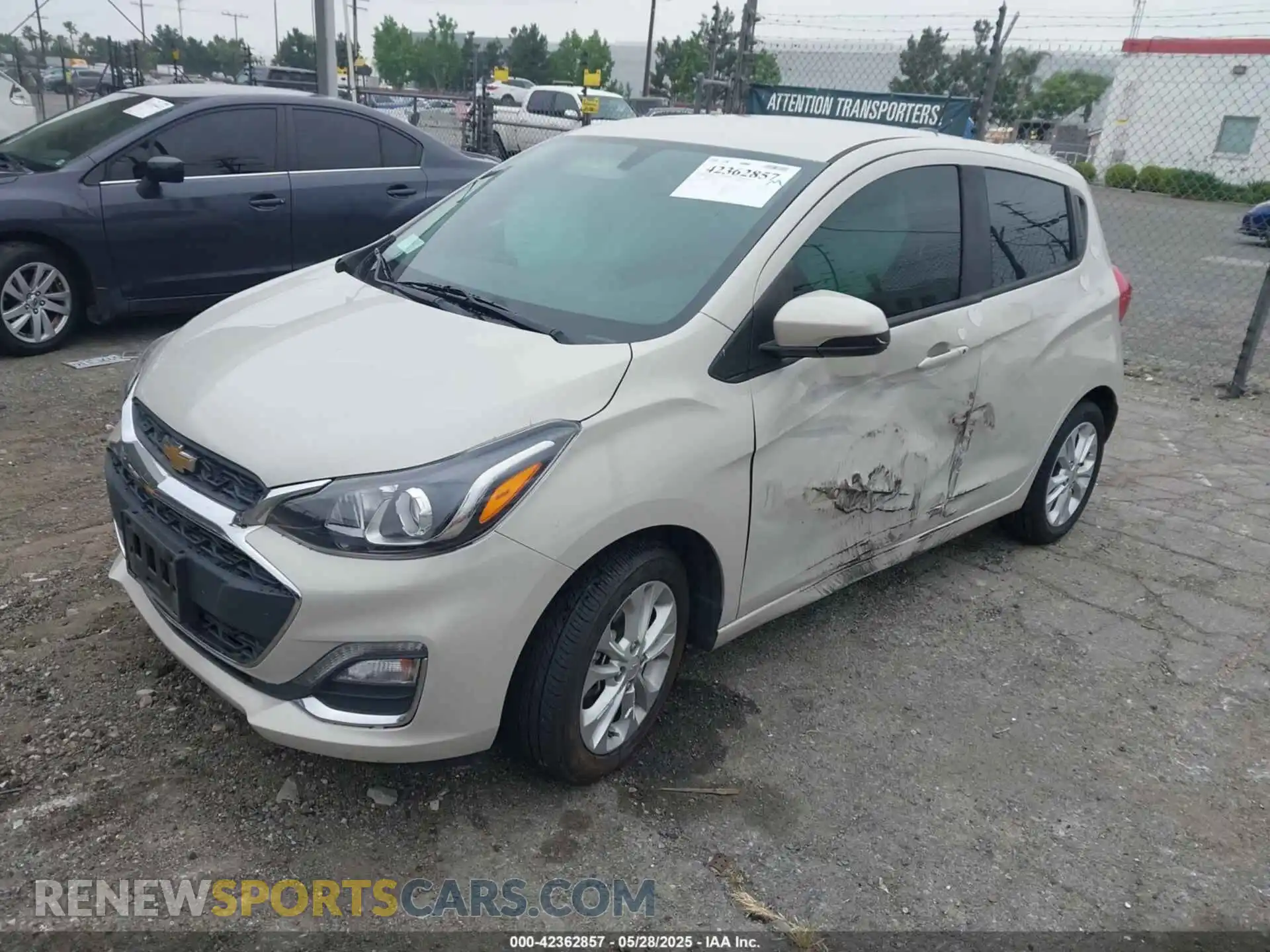 2 Photograph of a damaged car KL8CD6SA8LC448282 CHEVROLET SPARK 2020