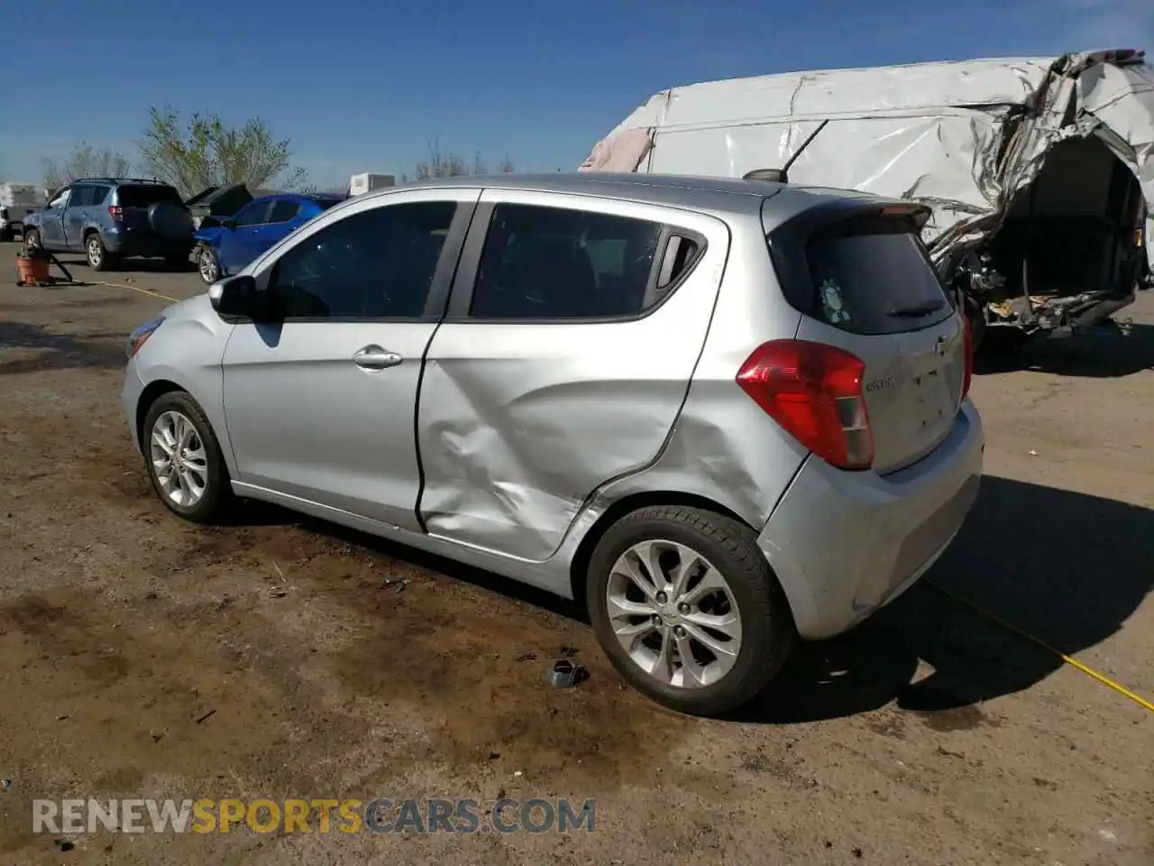 2 Photograph of a damaged car KL8CD6SAXLC428339 CHEVROLET SPARK 2020