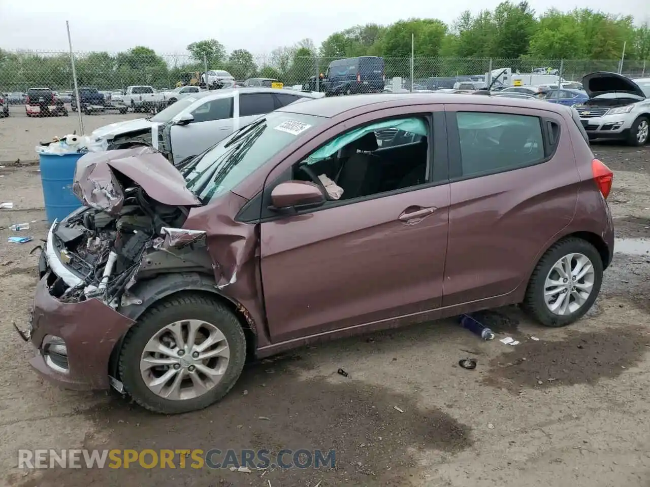 1 Photograph of a damaged car KL8CD6SAXLC461521 CHEVROLET SPARK 2020