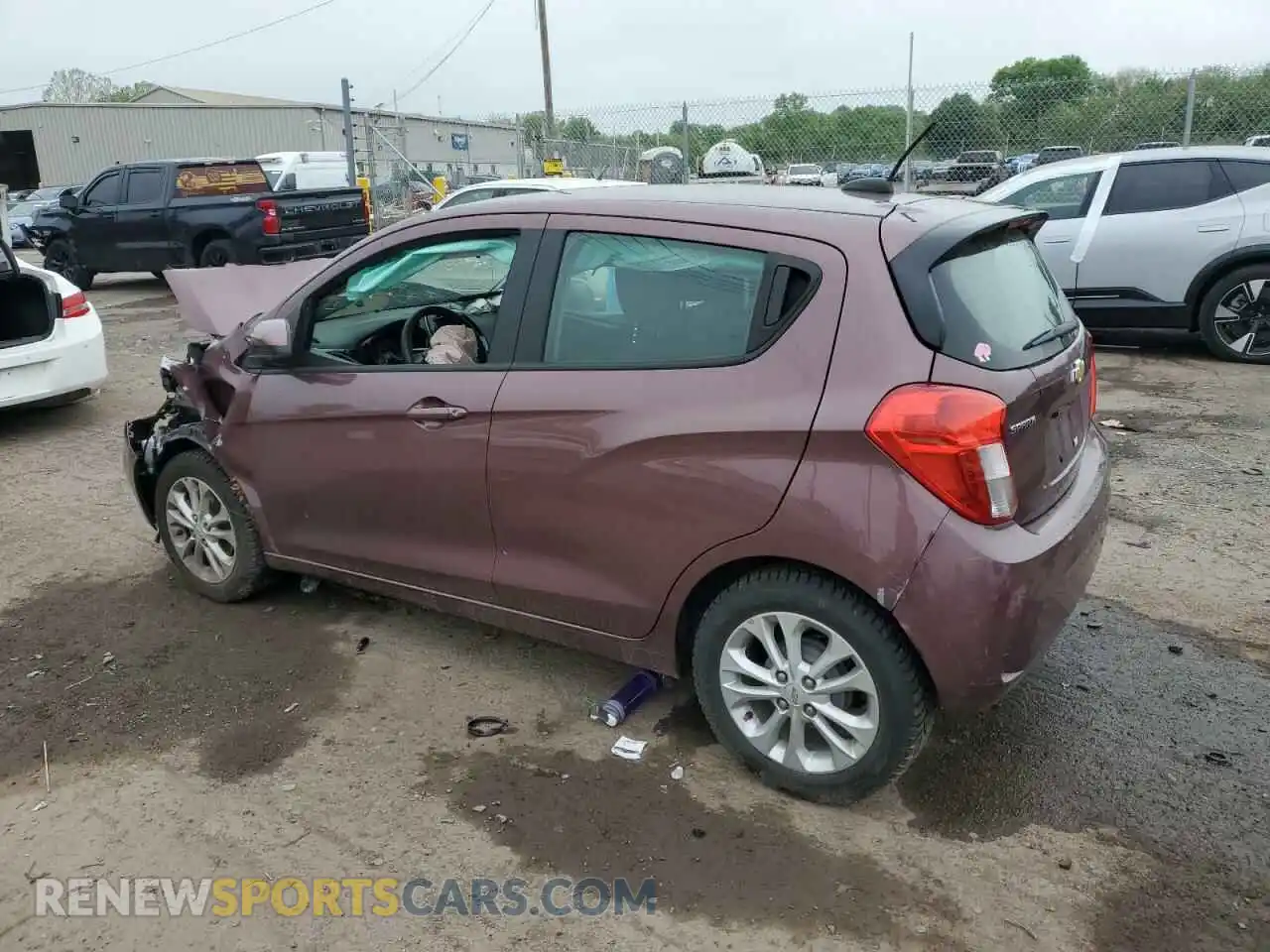 2 Photograph of a damaged car KL8CD6SAXLC461521 CHEVROLET SPARK 2020