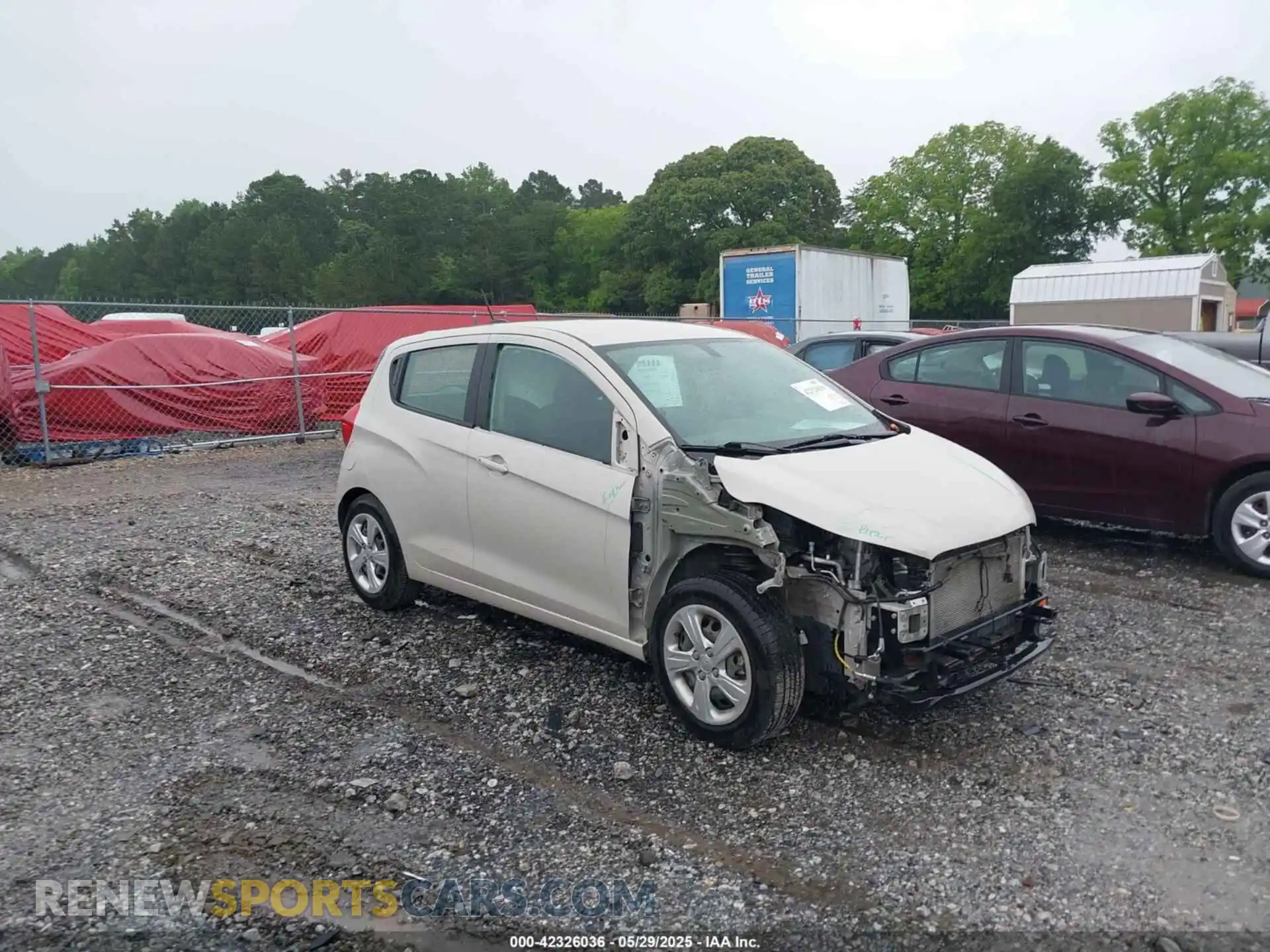 1 Photograph of a damaged car KL8CA6SA6MC736232 CHEVROLET SPARK 2021