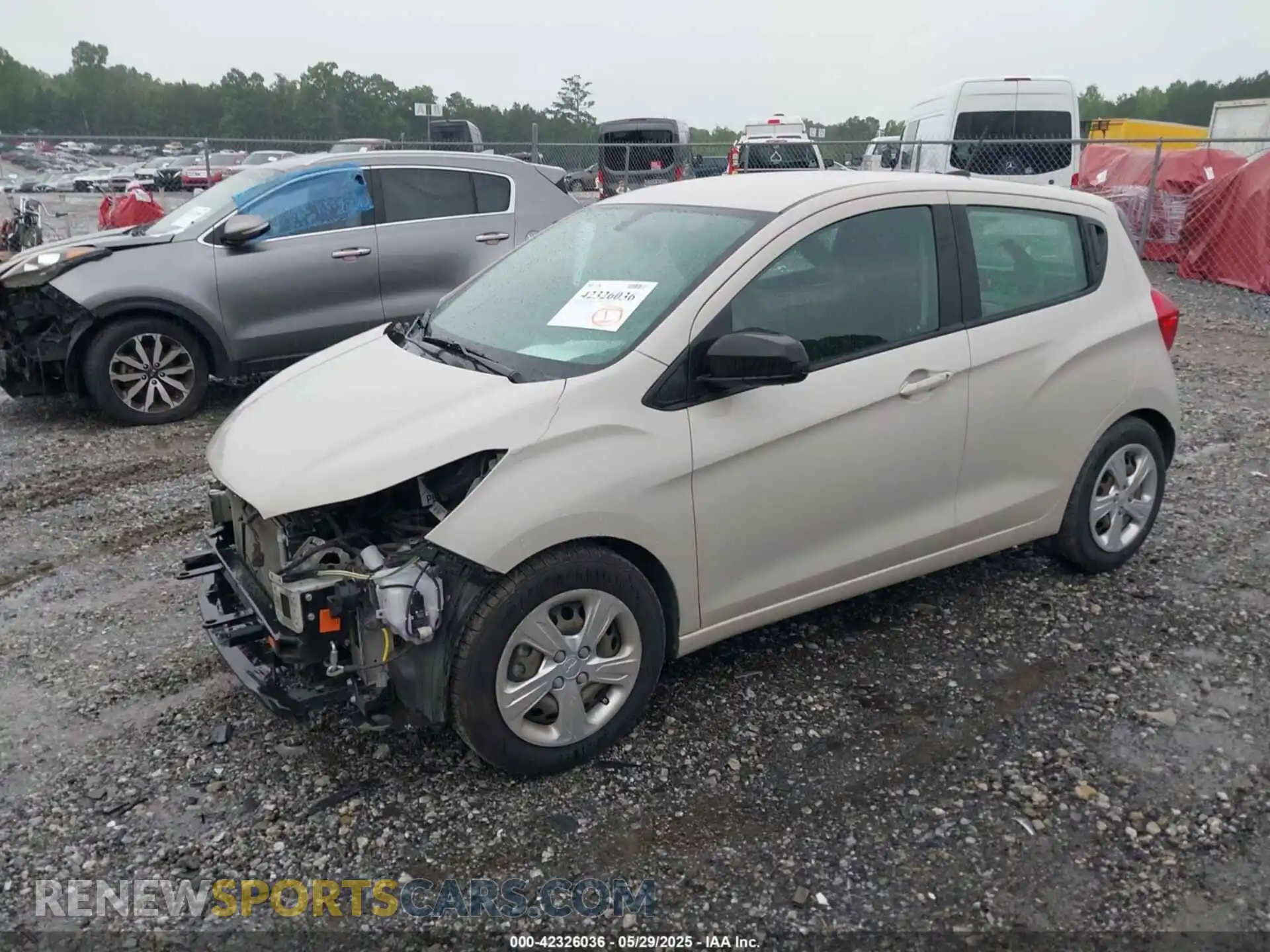 2 Photograph of a damaged car KL8CA6SA6MC736232 CHEVROLET SPARK 2021