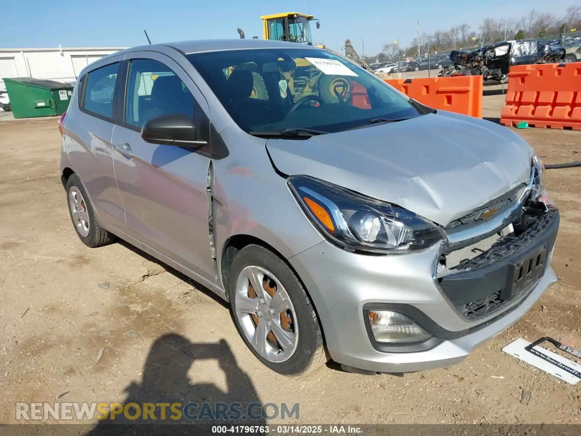 1 Photograph of a damaged car KL8CB6SA0MC719360 CHEVROLET SPARK 2021