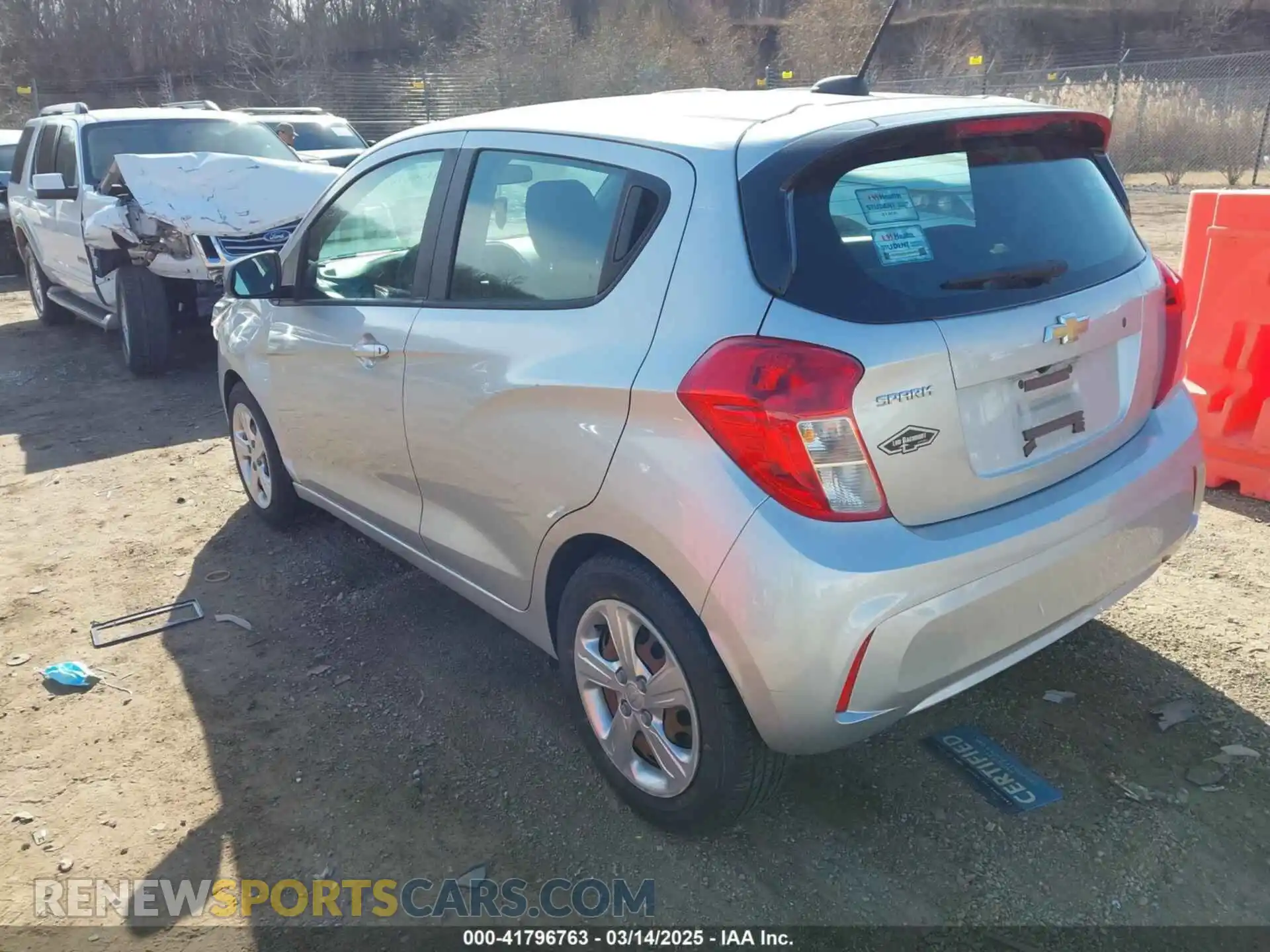 3 Photograph of a damaged car KL8CB6SA0MC719360 CHEVROLET SPARK 2021
