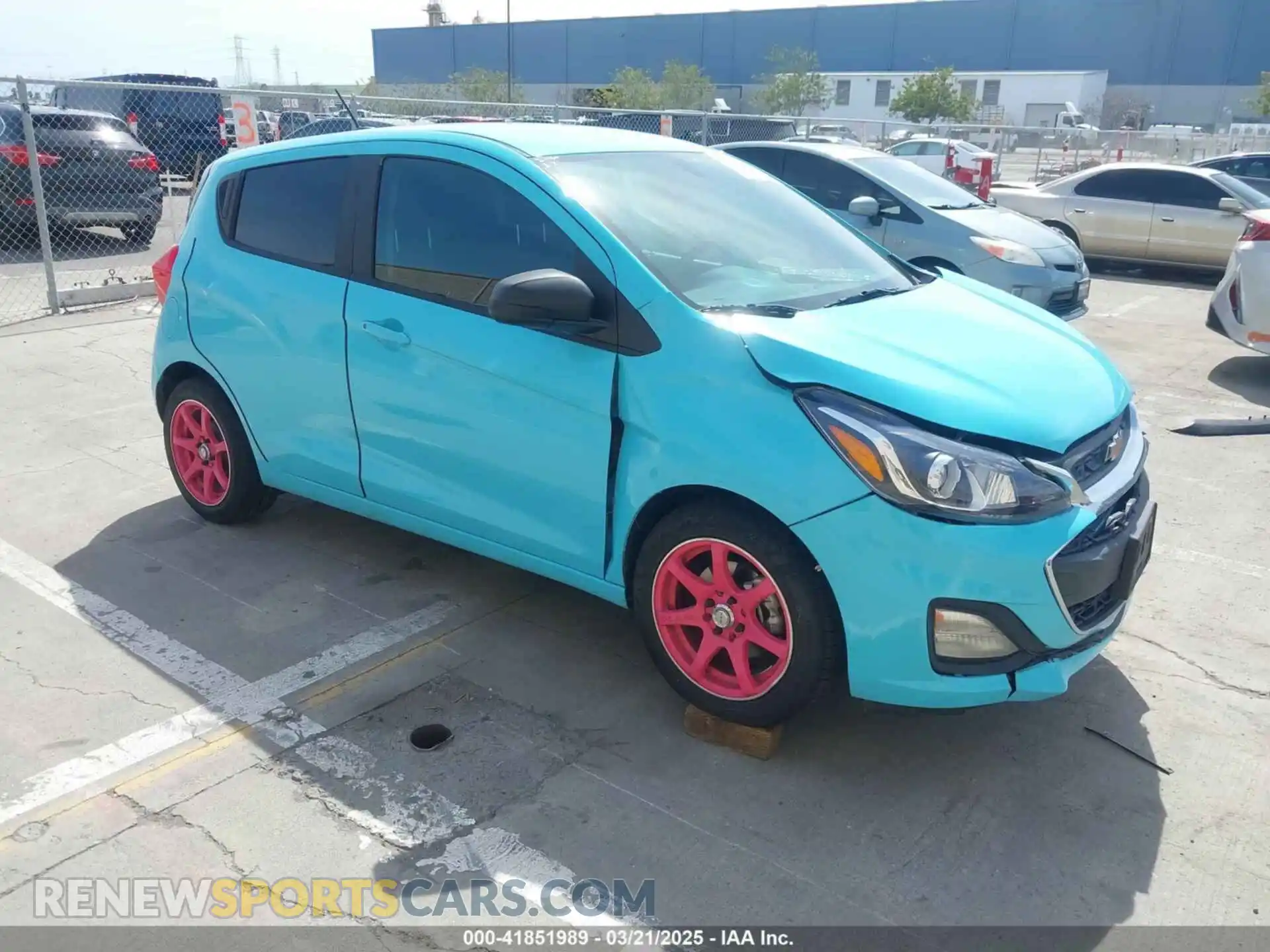 1 Photograph of a damaged car KL8CB6SA1MC228604 CHEVROLET SPARK 2021