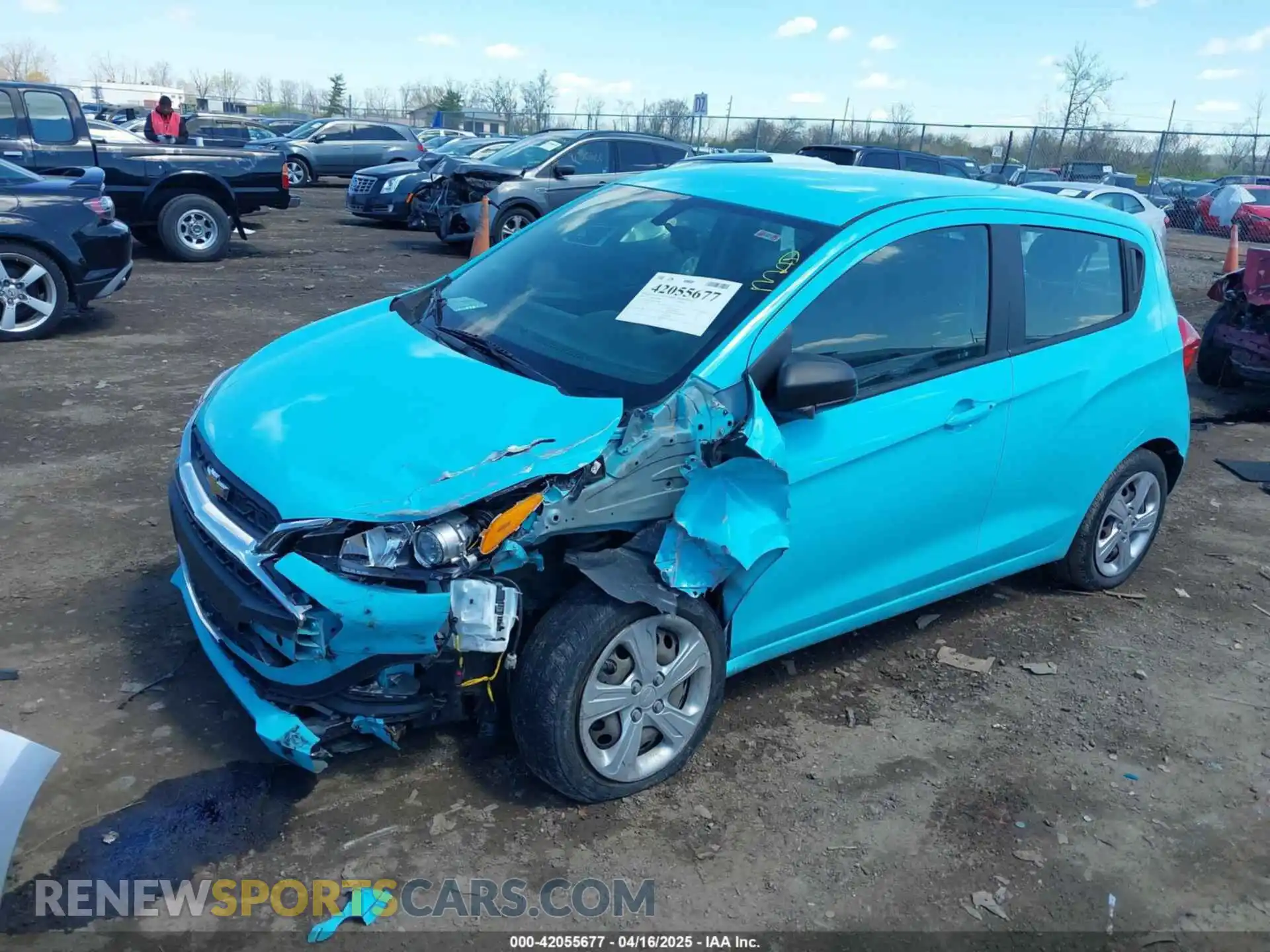 2 Photograph of a damaged car KL8CB6SA1MC711784 CHEVROLET SPARK 2021