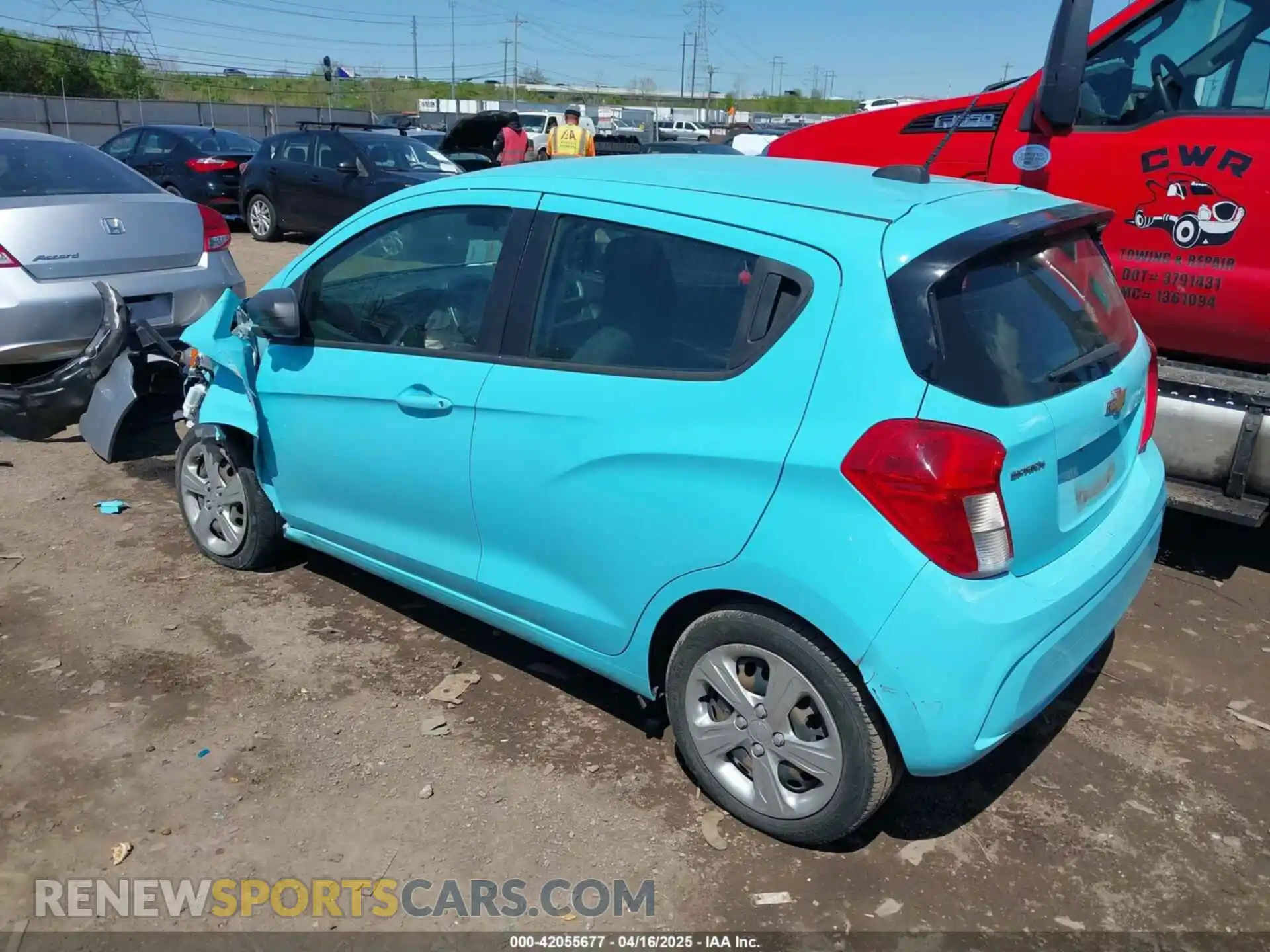 3 Photograph of a damaged car KL8CB6SA1MC711784 CHEVROLET SPARK 2021