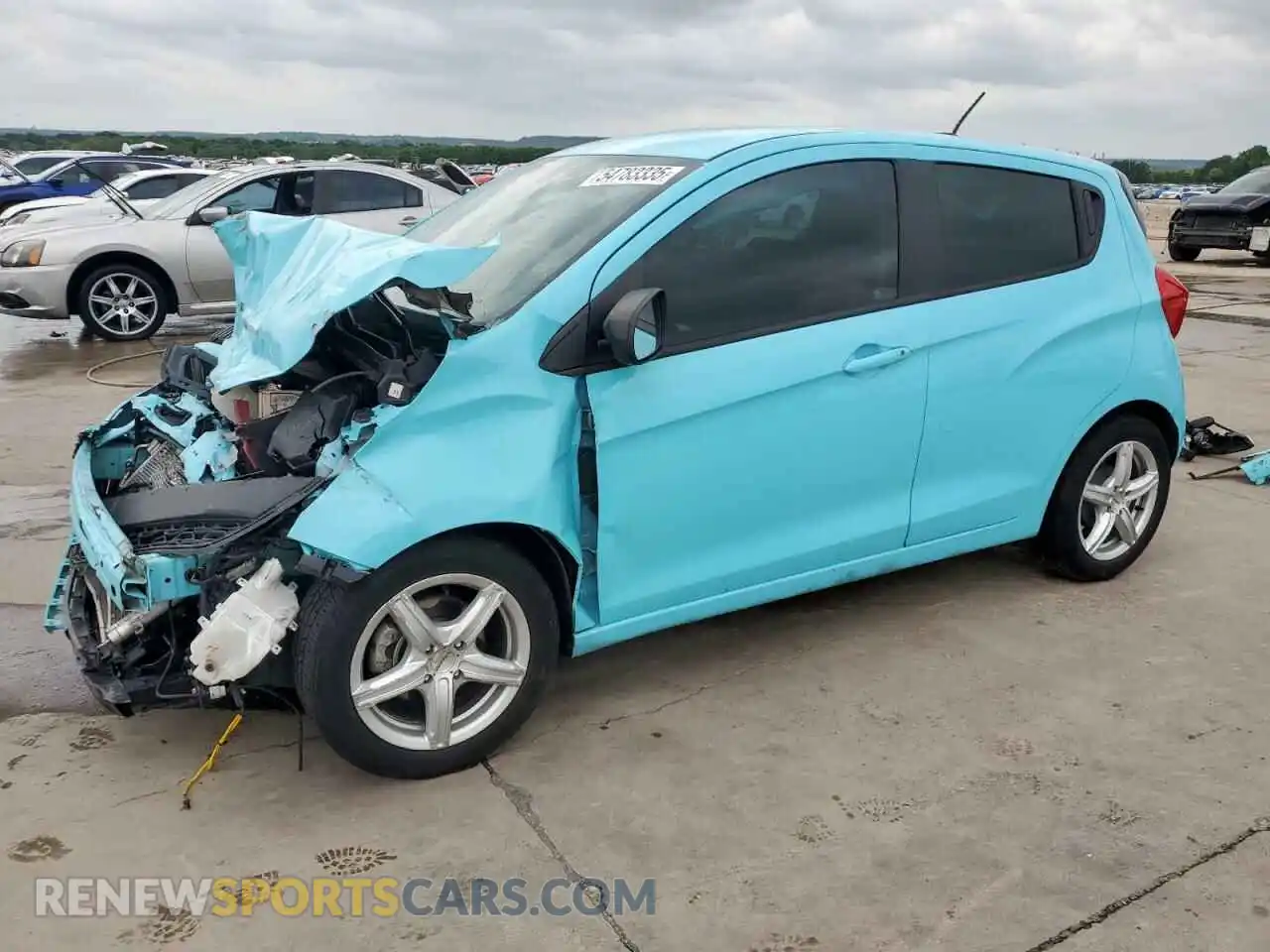 1 Photograph of a damaged car KL8CB6SA2MC228451 CHEVROLET SPARK 2021