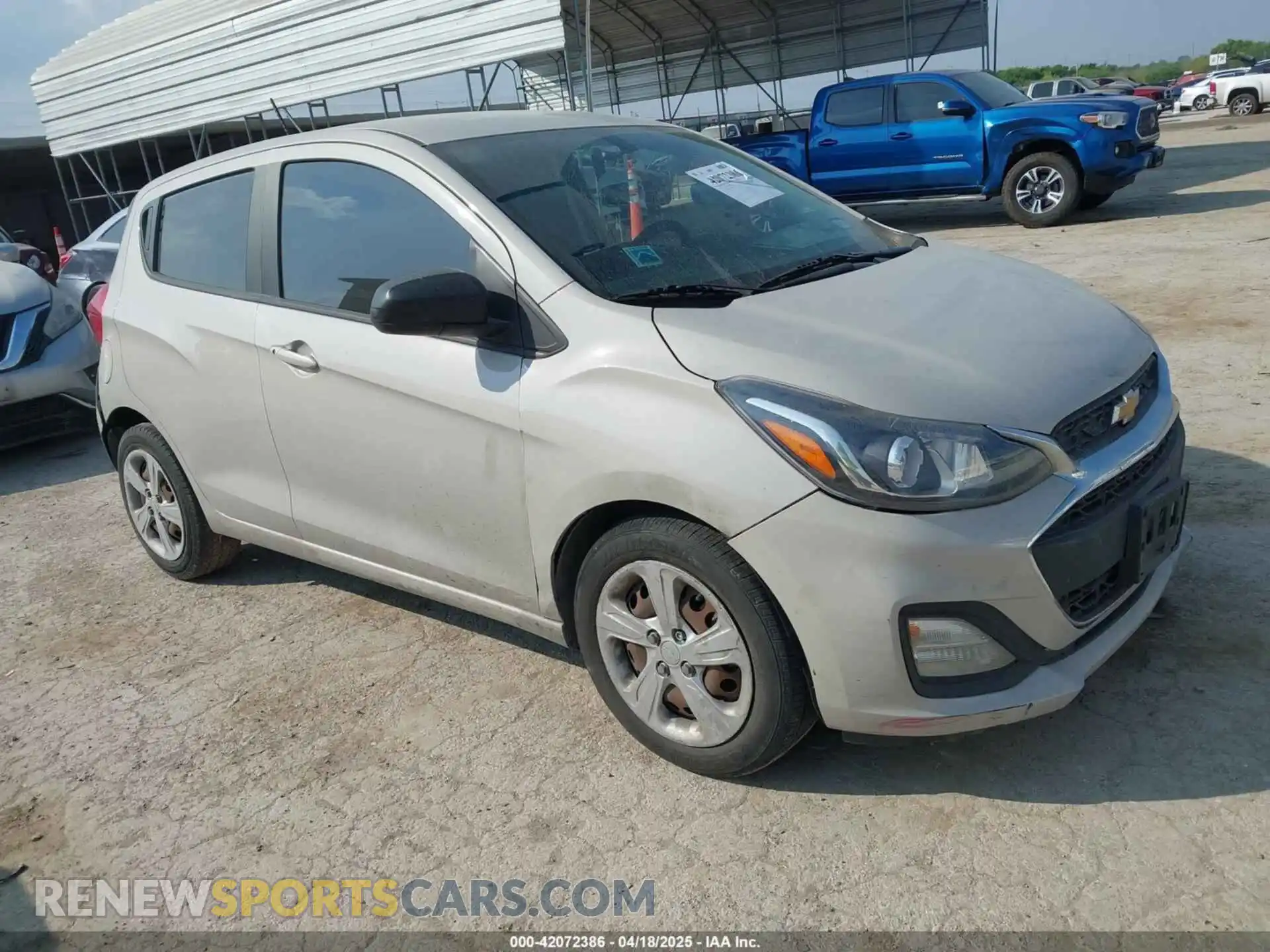 1 Photograph of a damaged car KL8CB6SA4MC742818 CHEVROLET SPARK 2021