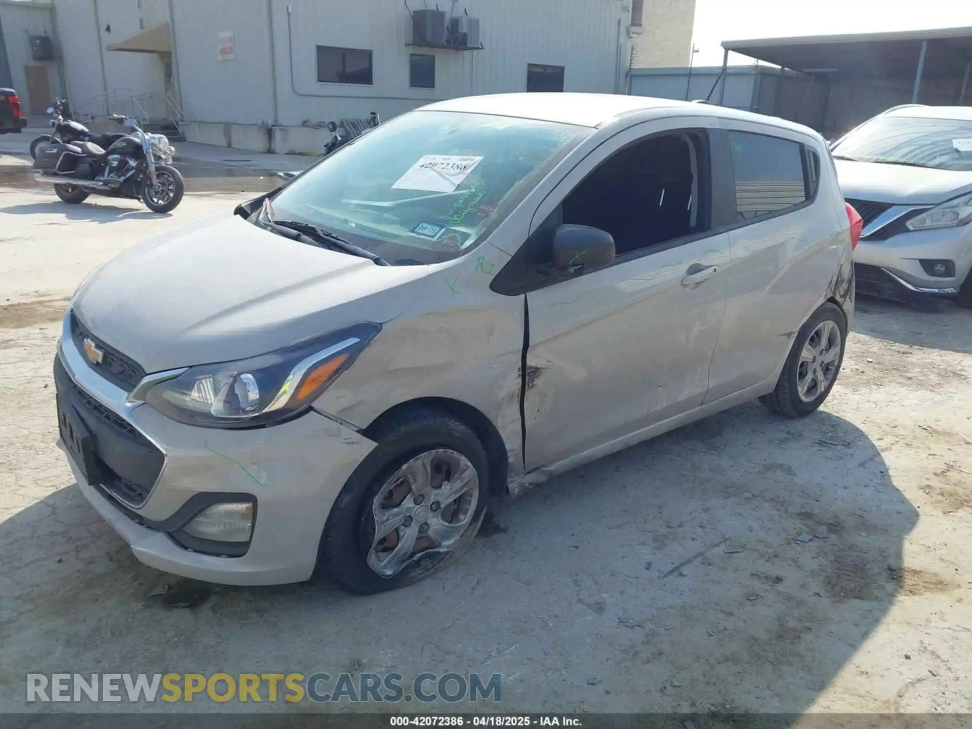 2 Photograph of a damaged car KL8CB6SA4MC742818 CHEVROLET SPARK 2021