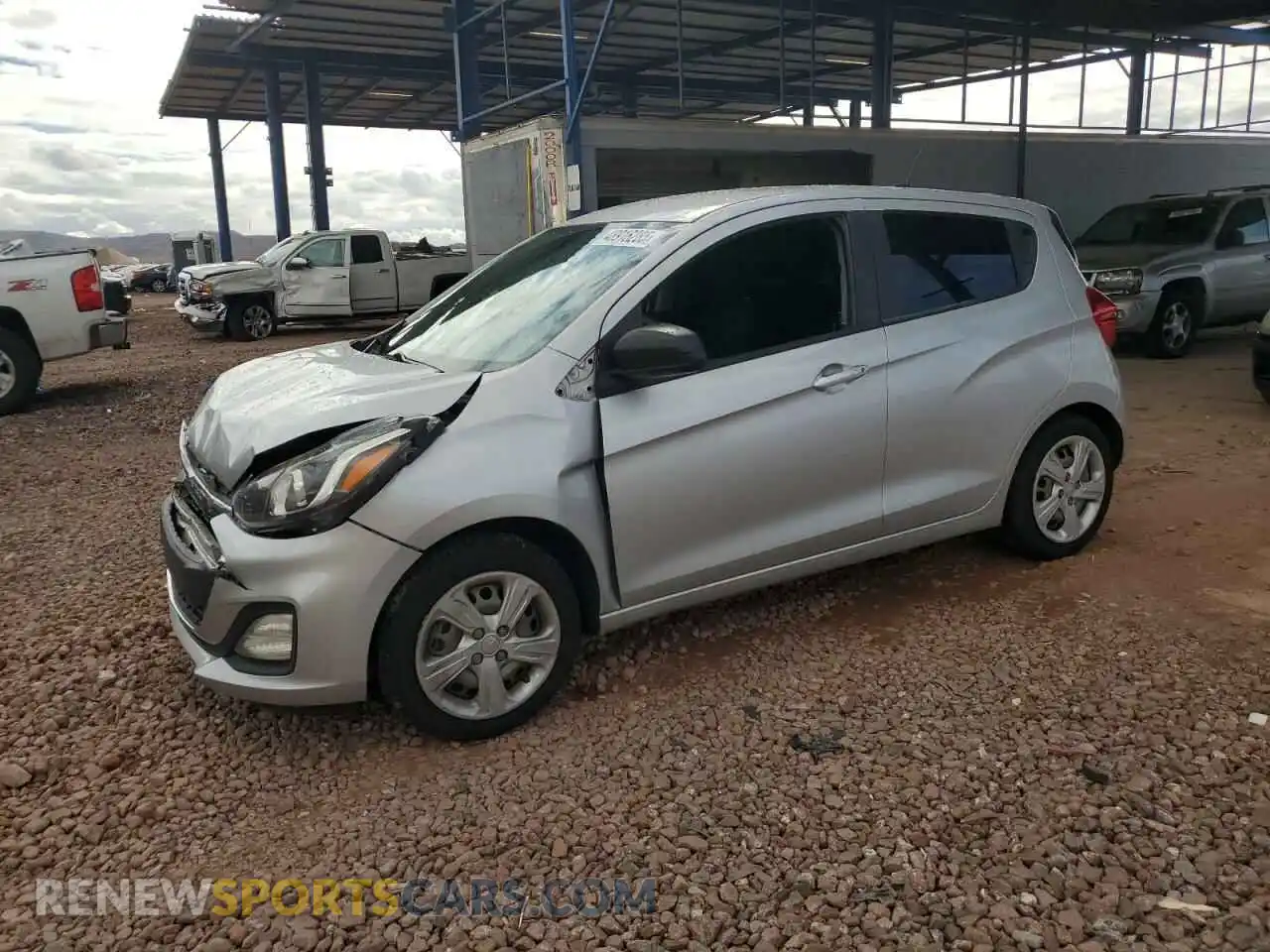 1 fotografías del automóvil dañado KL8CB6SA5MC710914 CHEVROLET SPARK 2021