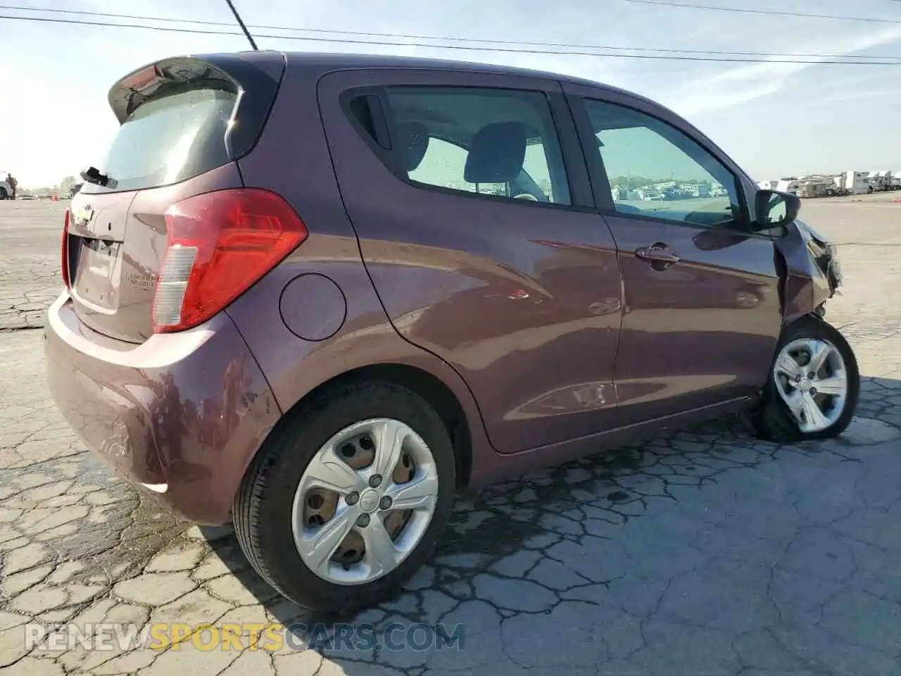 3 Photograph of a damaged car KL8CB6SA6MC700554 CHEVROLET SPARK 2021