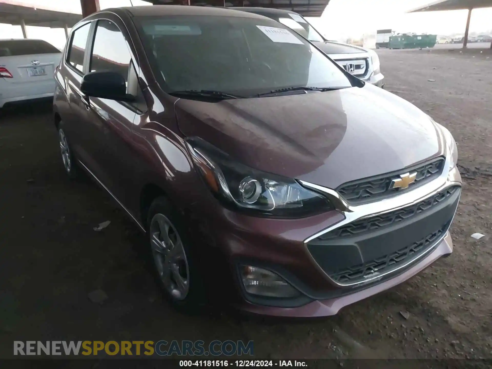 1 Photograph of a damaged car KL8CB6SA6MC709044 CHEVROLET SPARK 2021